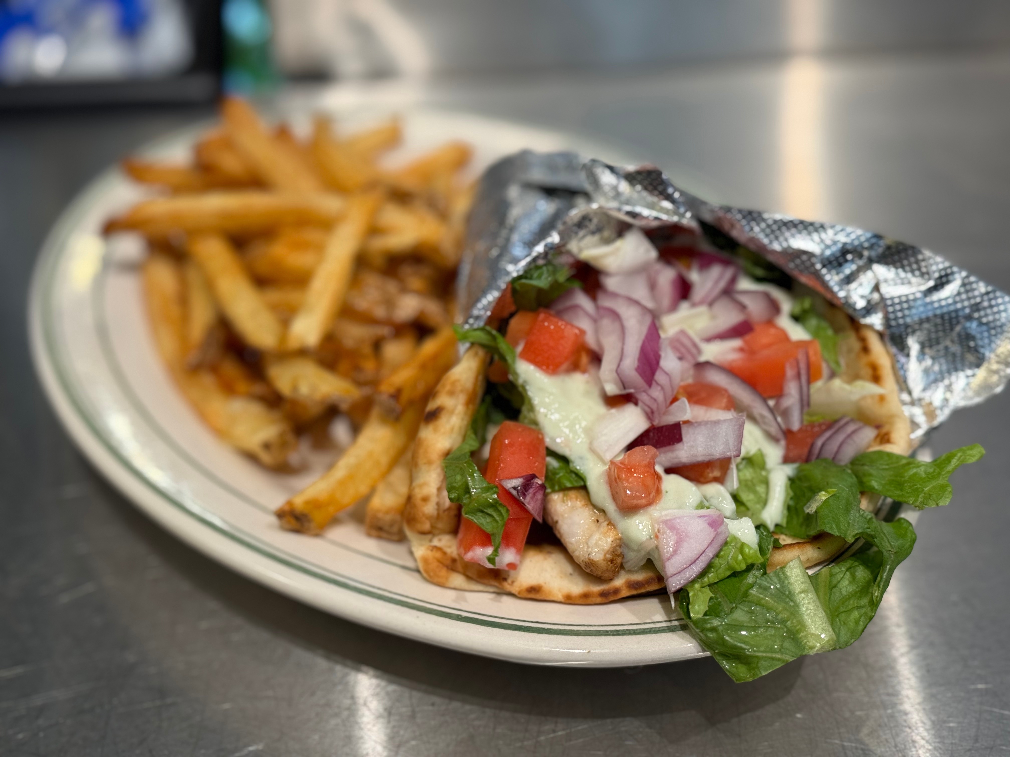 Chicken Gyro Pita Sandwich