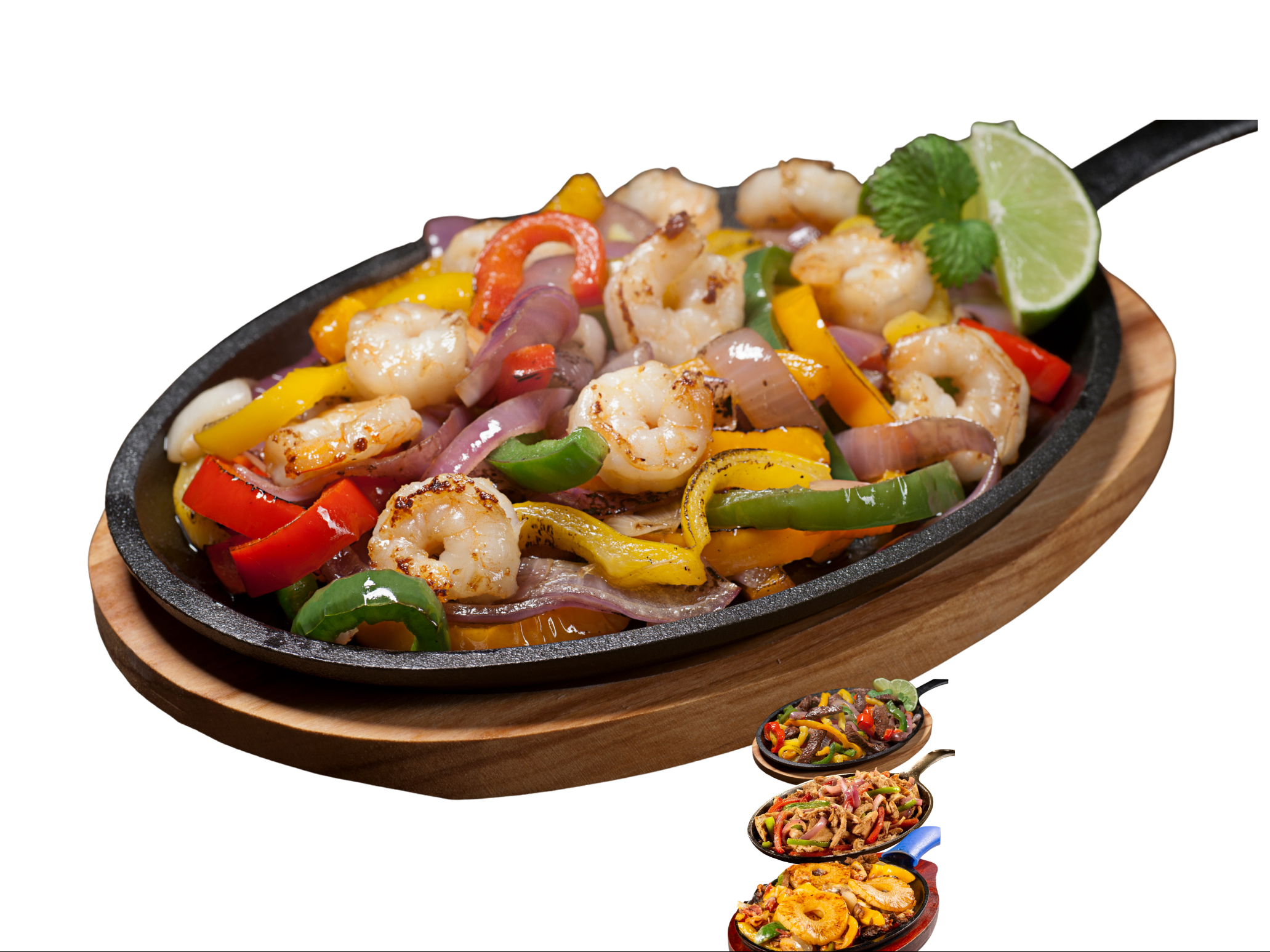 Shrimp Fajitas.