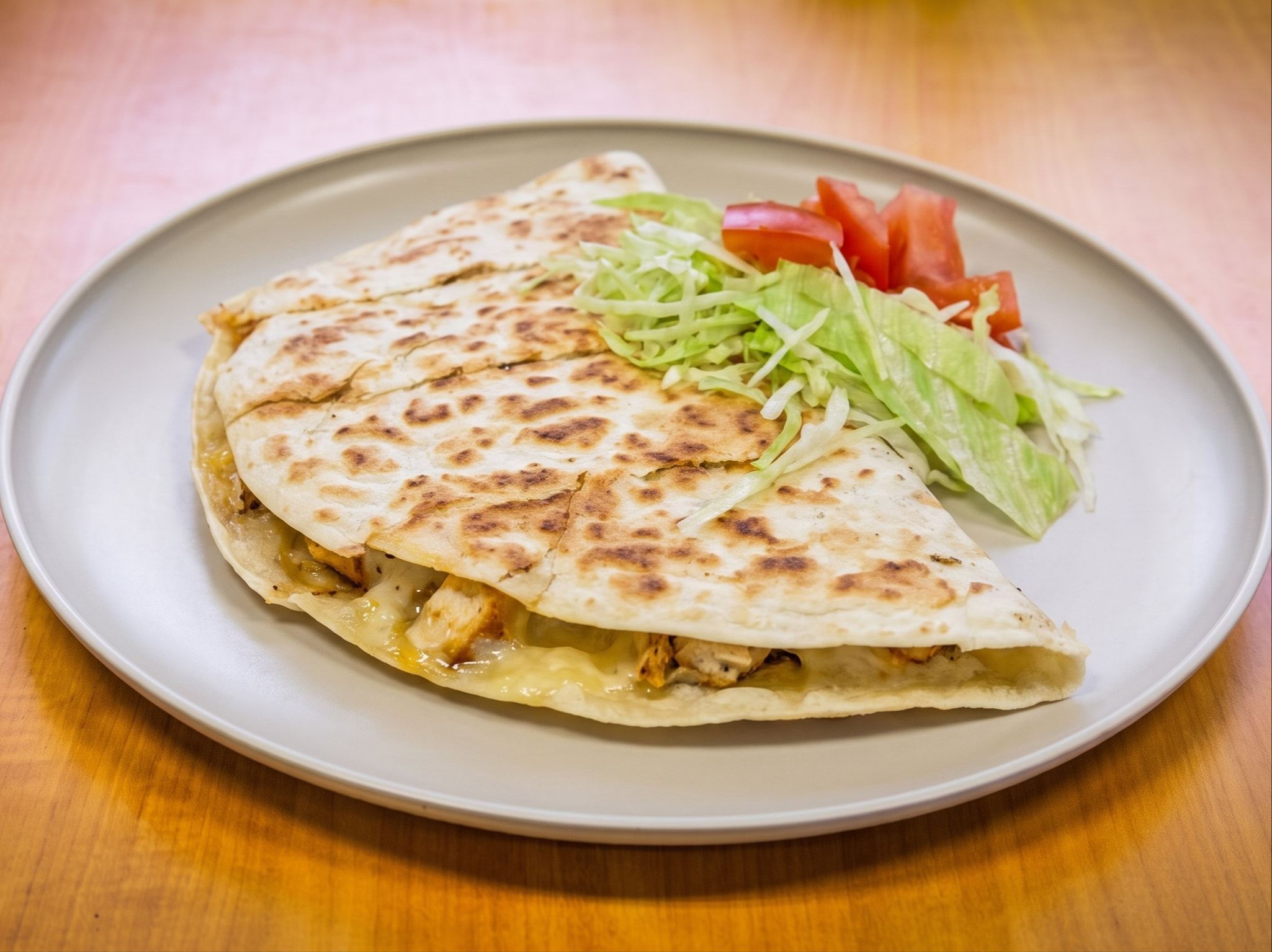 Chicken Quesadilla.