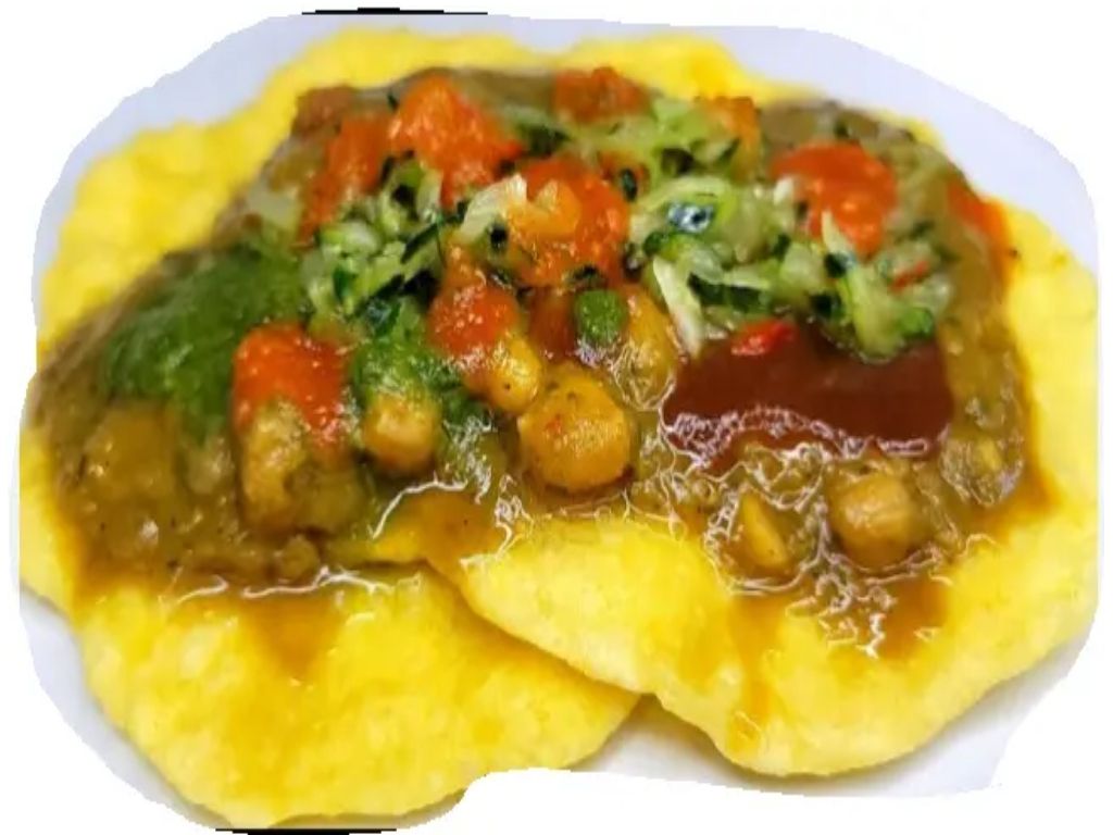 Doubles W/Tamrind Sauce.