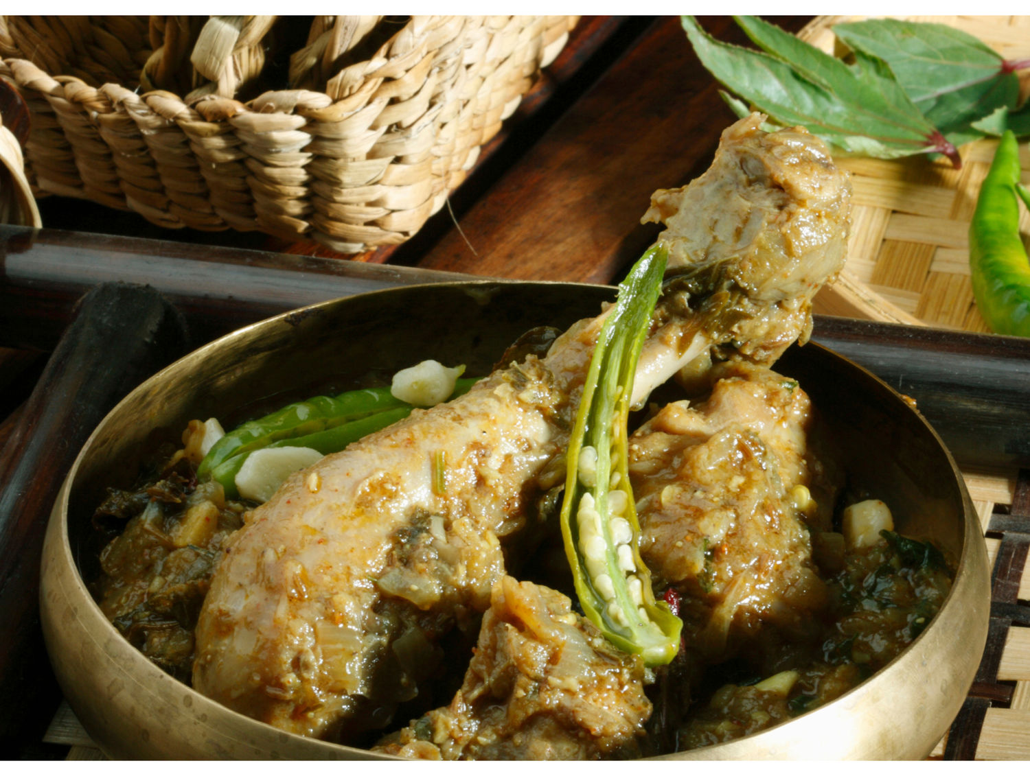 Image-Gongura Chicken Curry