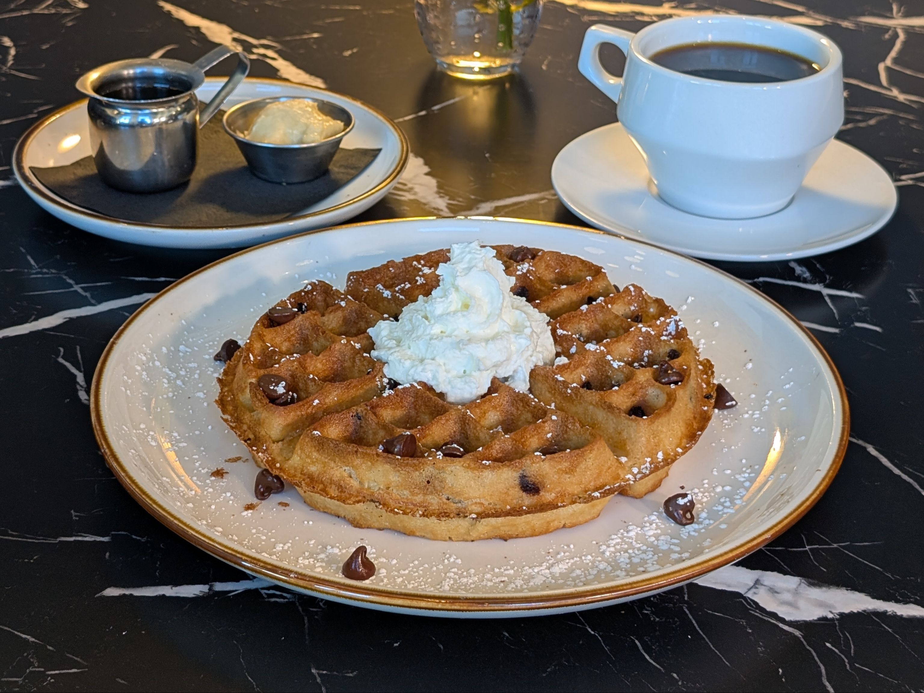 Chocolate Chip Waffle.