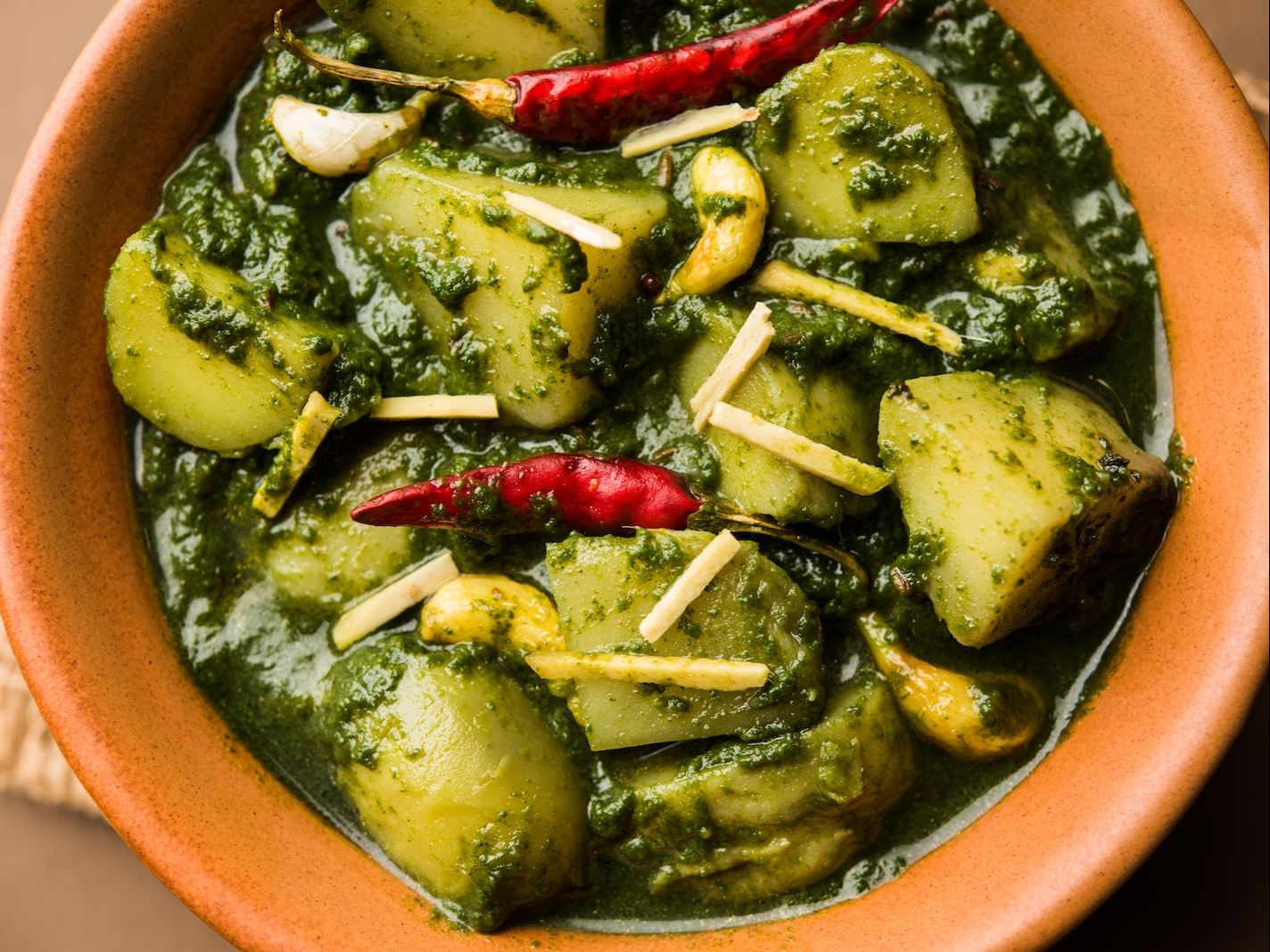 Aloo Palak.