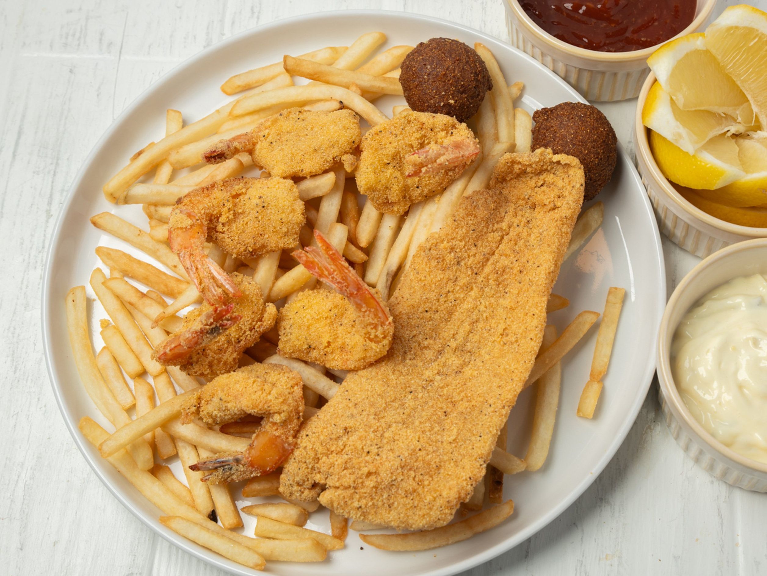 1 Fish 6 Shrimp Meal Deal