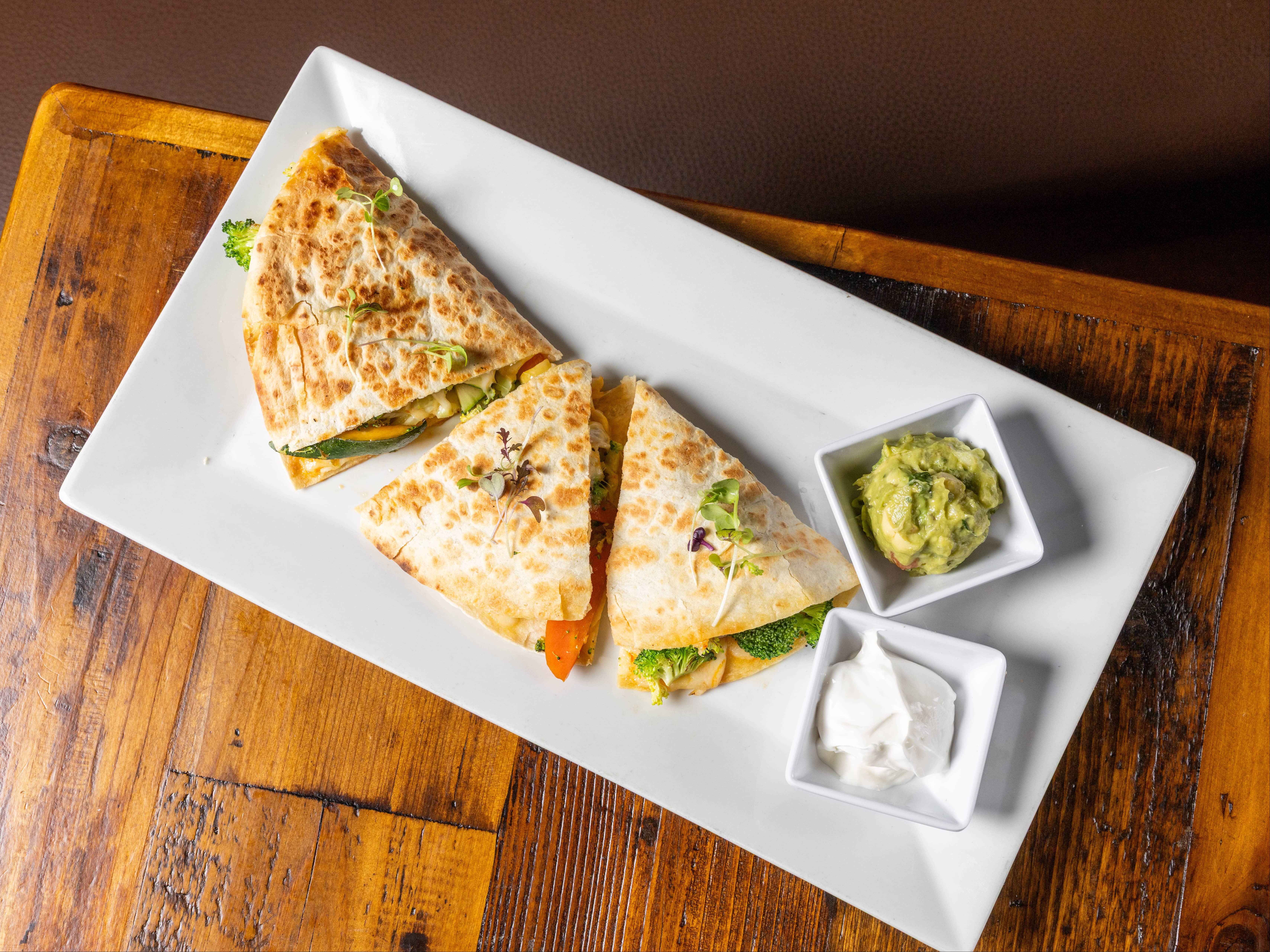 Quesadilla de Vegetales (Dinner)