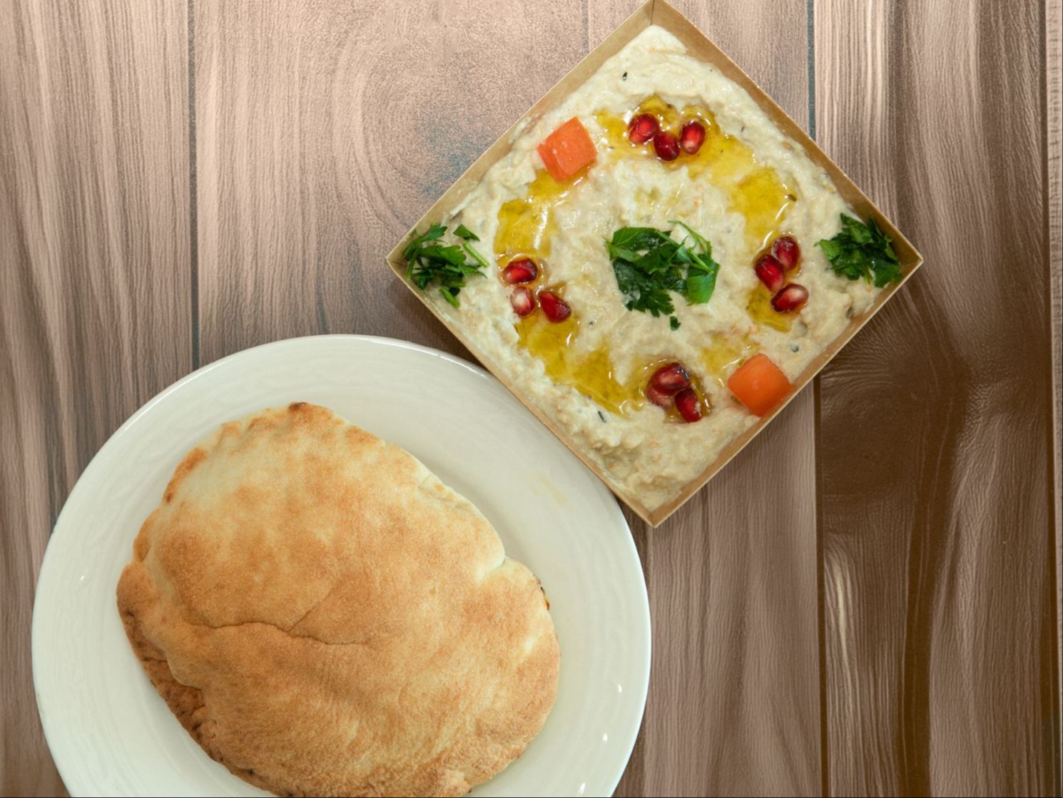 Baba Ghanouj & Pita.