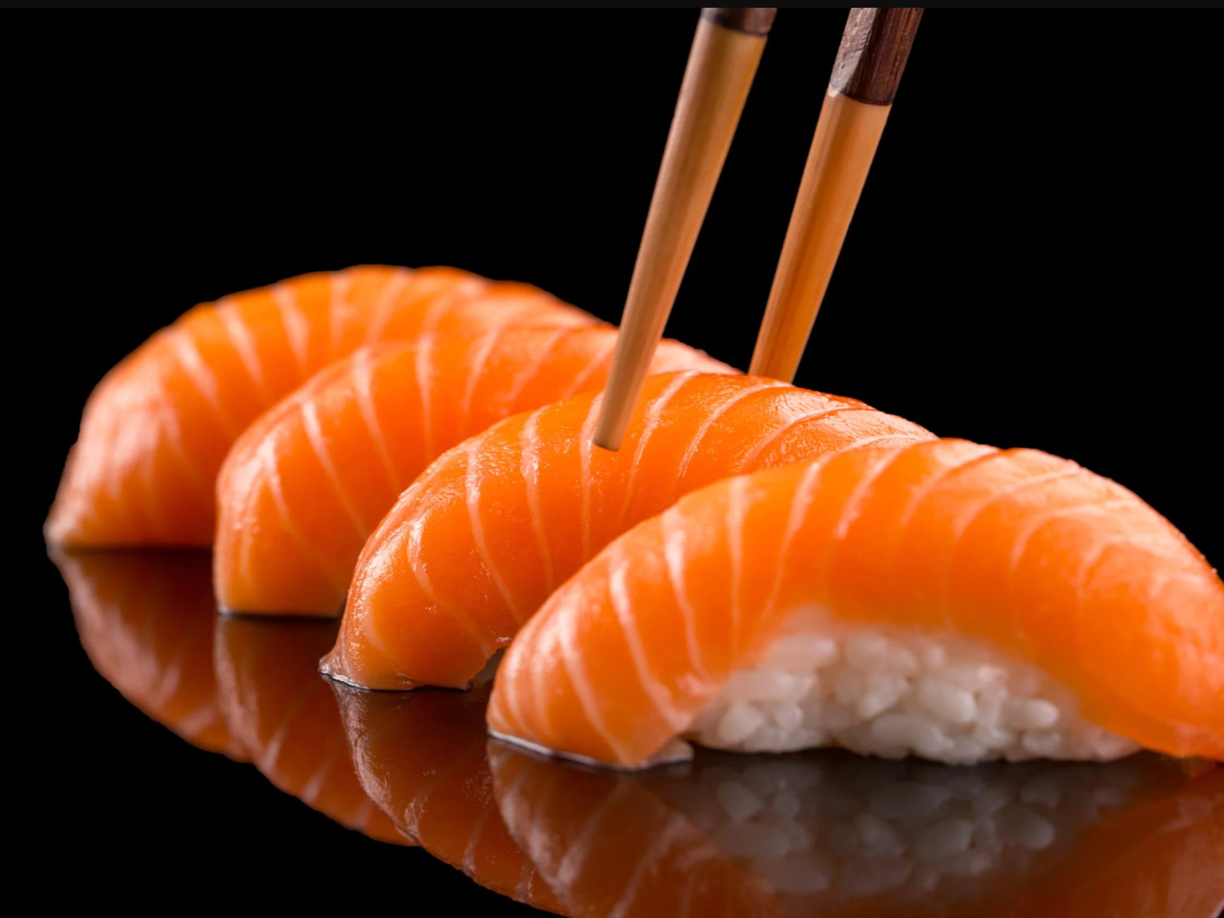 Salmon Nigiri.