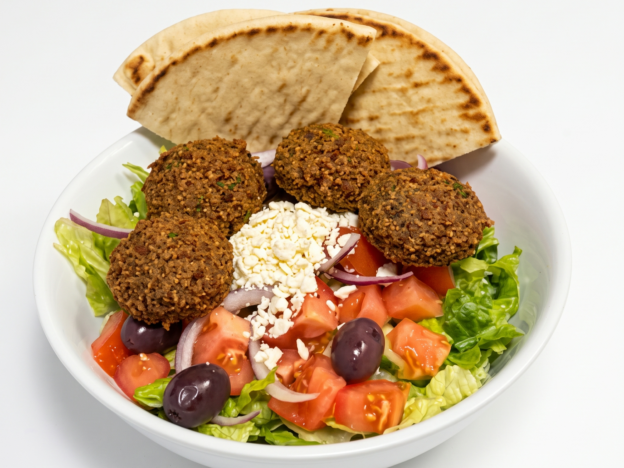 Falafel Salad 4pc.