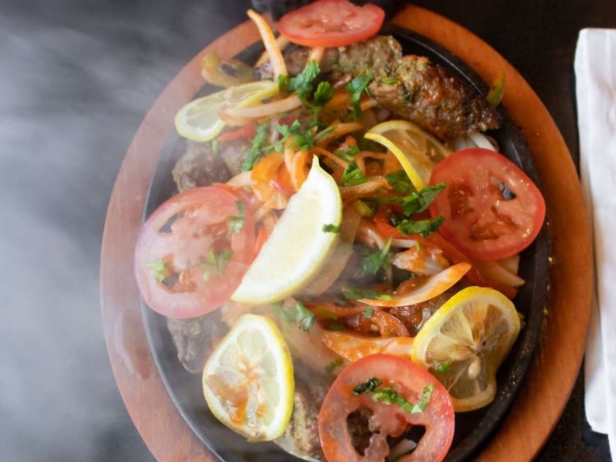 Chicken Seekh-Kabab.