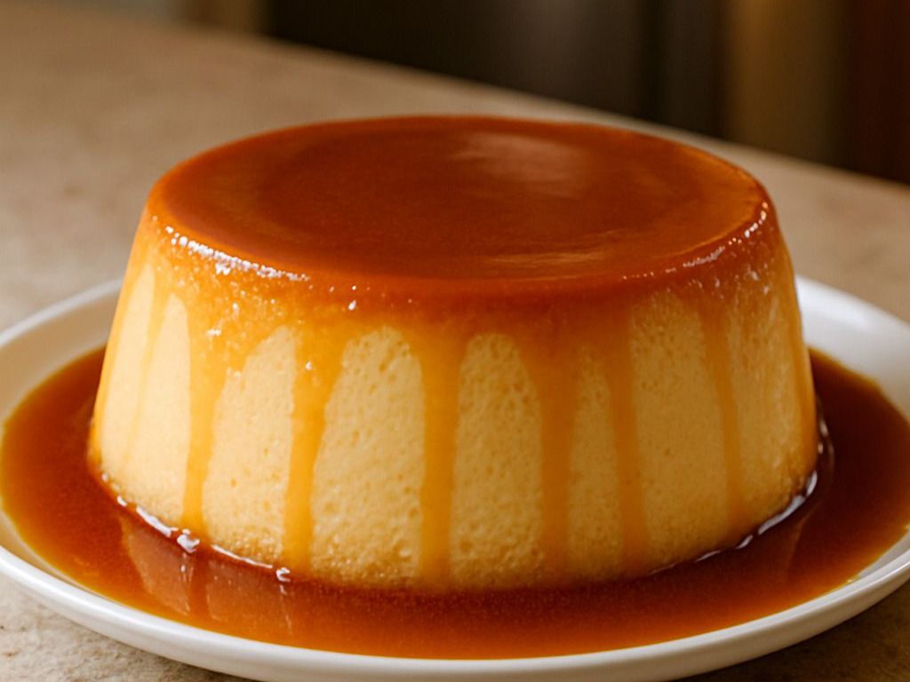 Flan Napolitano.