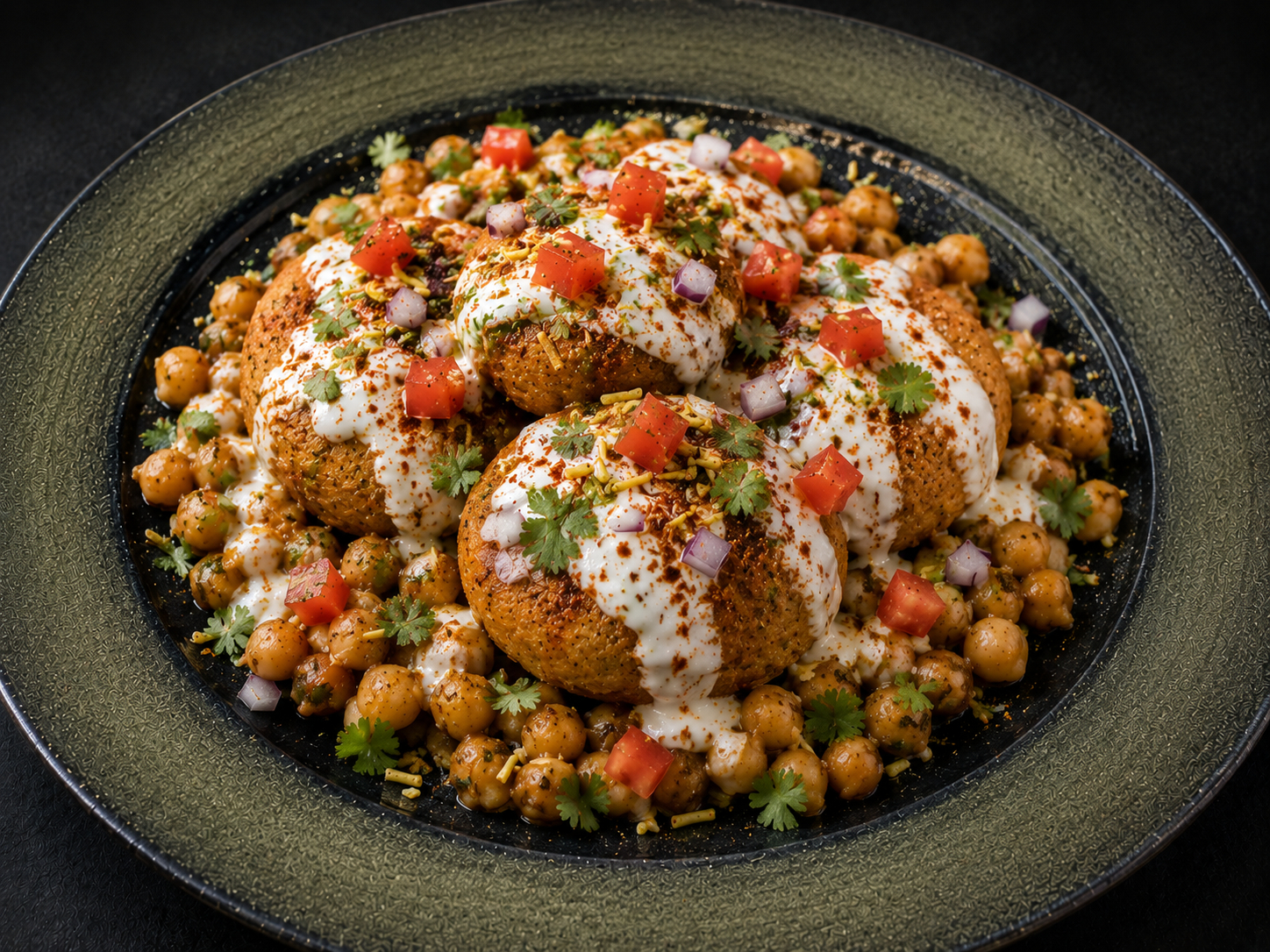 Agnii Aloo Tikki Chaat.