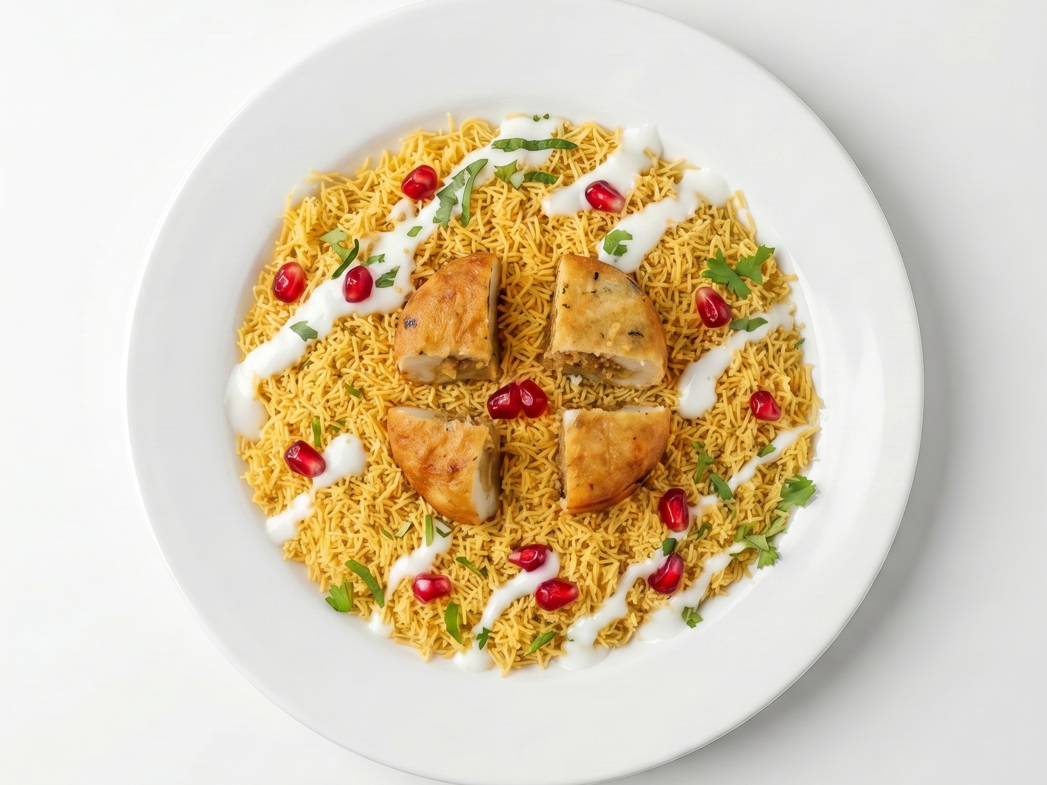Aloo Tikki Chaat.
