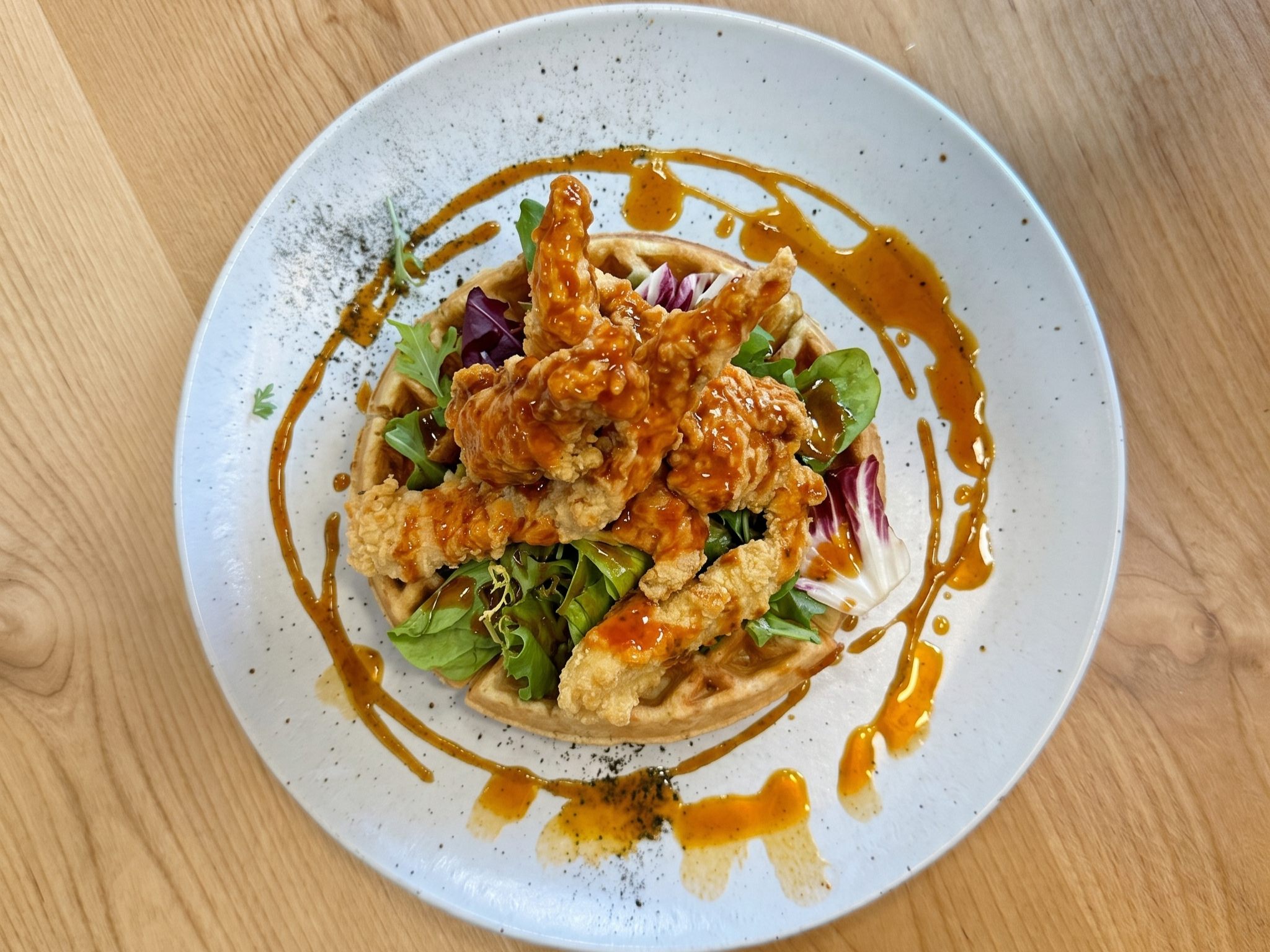 Chicken and Waffles.