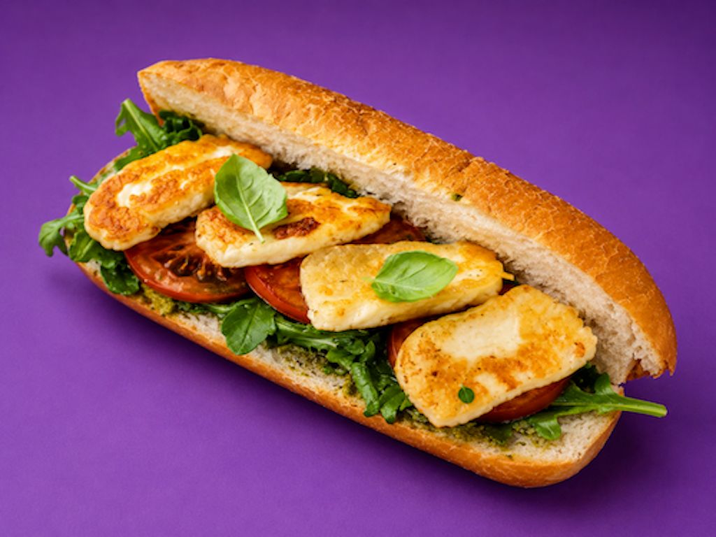 Halloumi Sandwich.