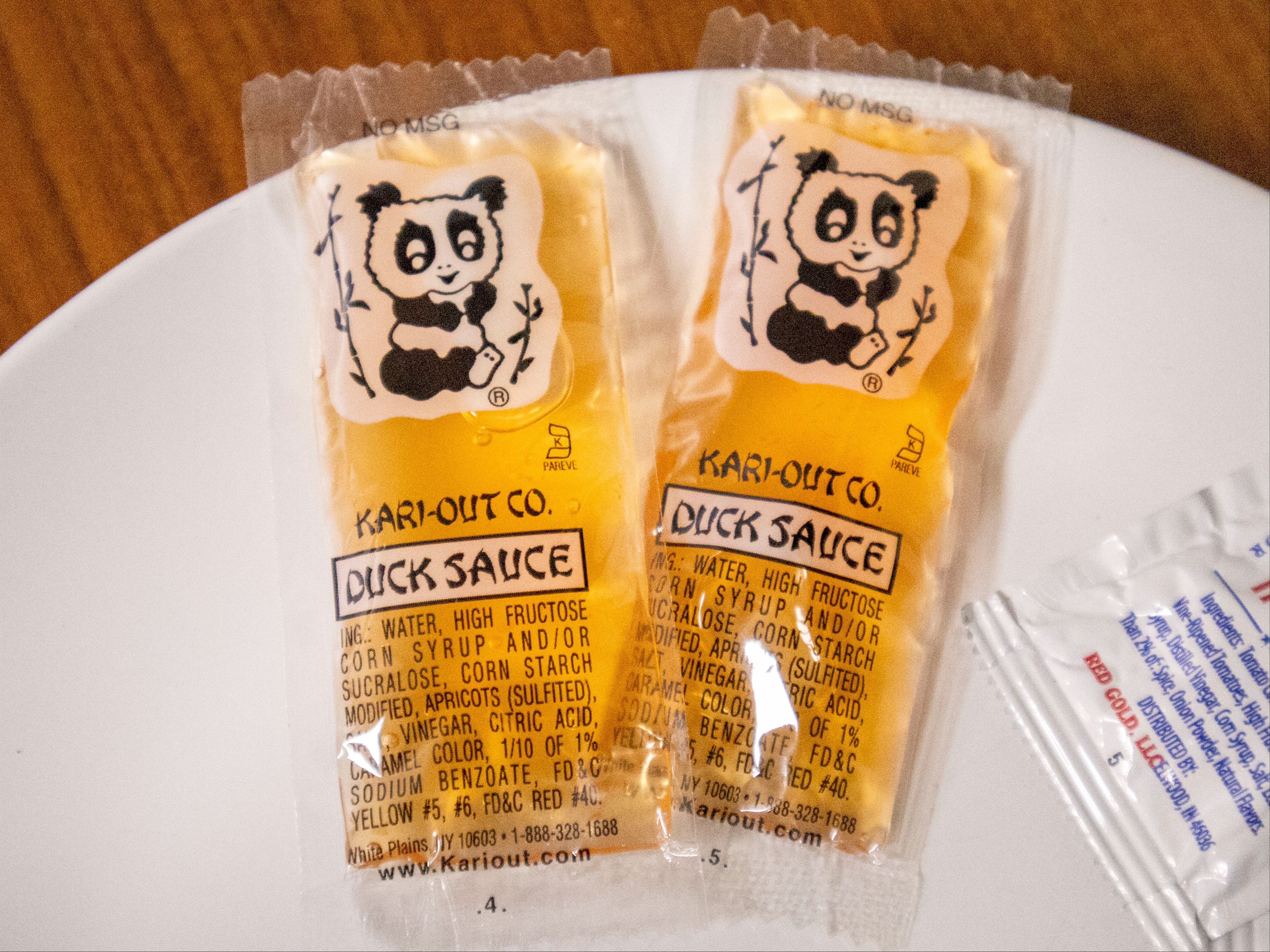 Duck Sauce Packet.