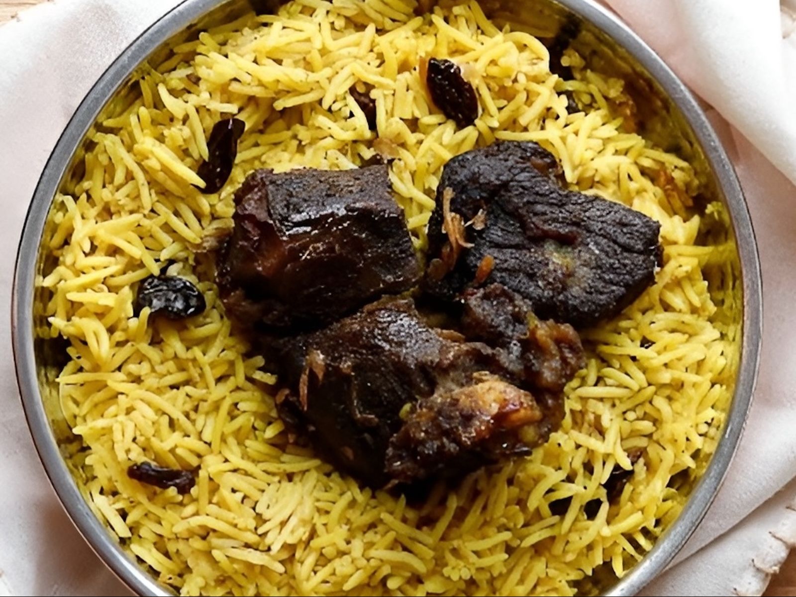 Lamb Biryani.