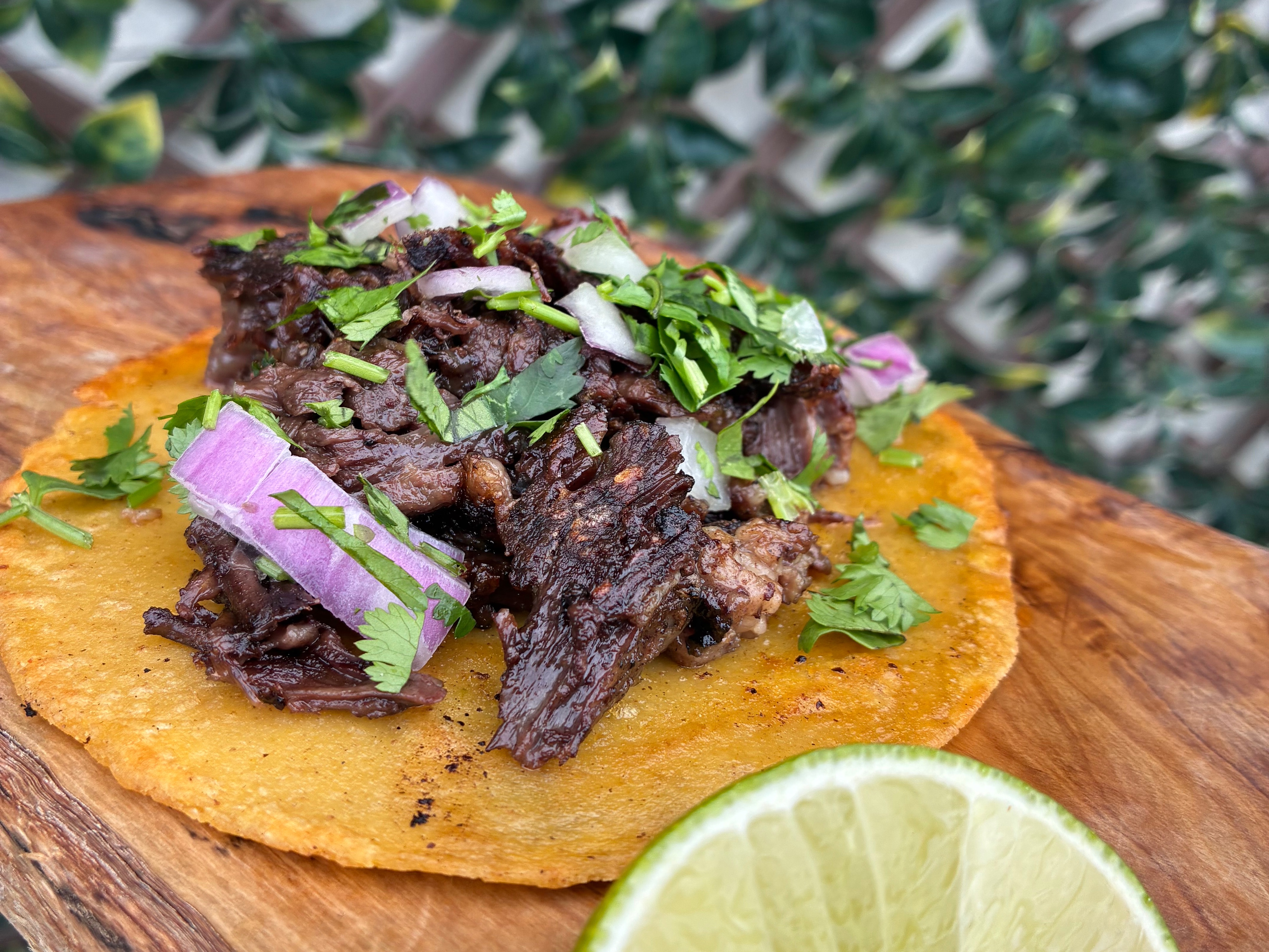 BEEF CHEEK TACO.