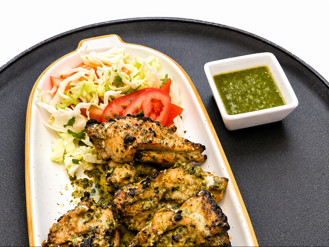 Hariyali Chicken.