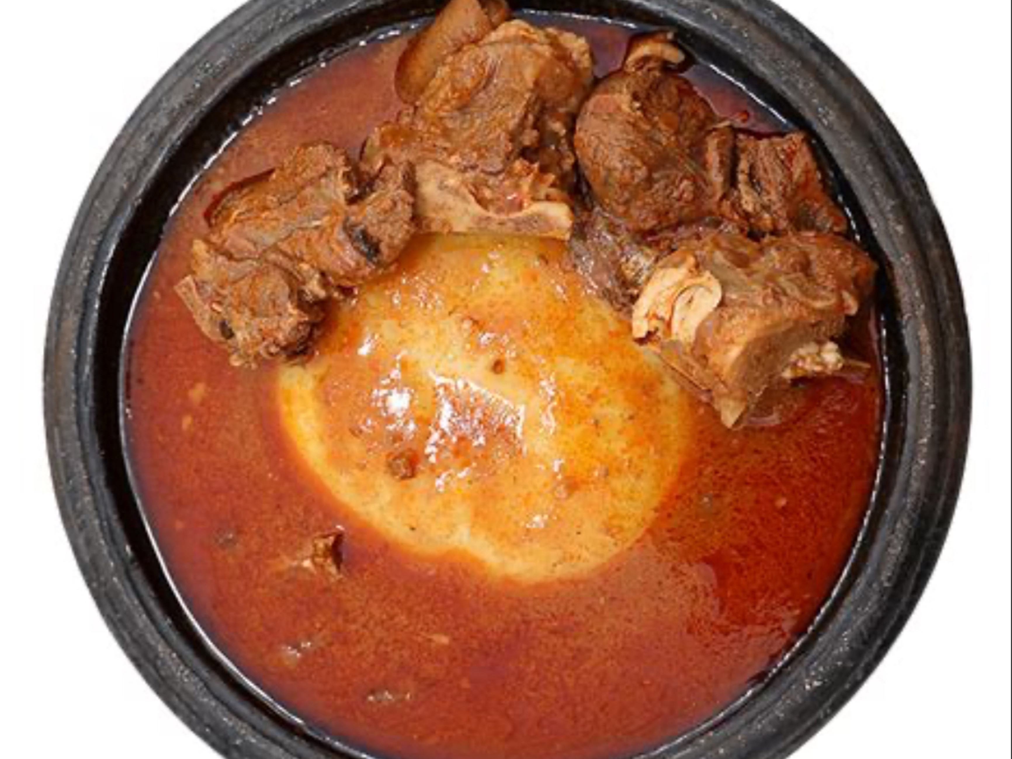 Fufu w/ Goat.