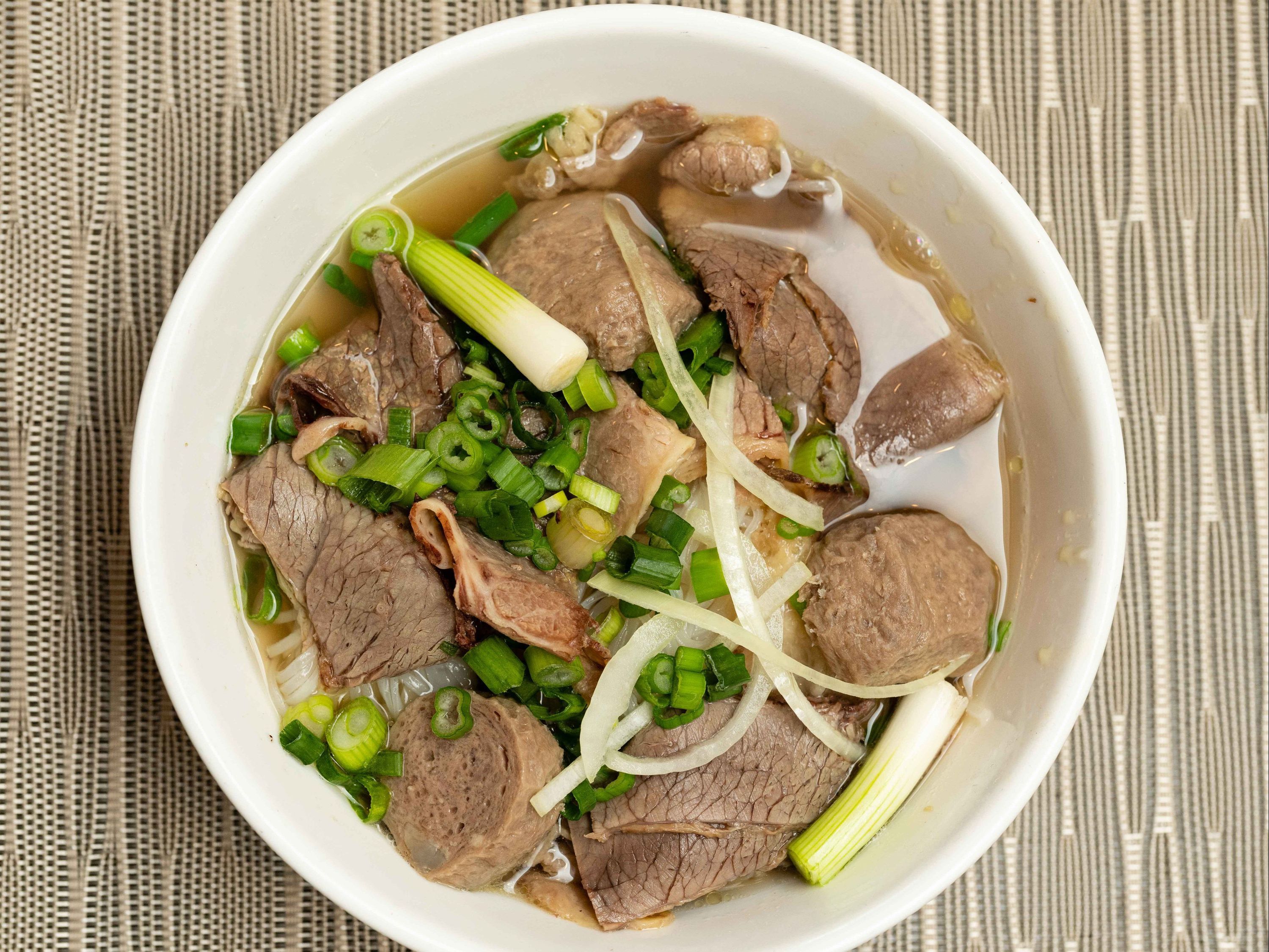 P27. Pho Brisket, Meatball.