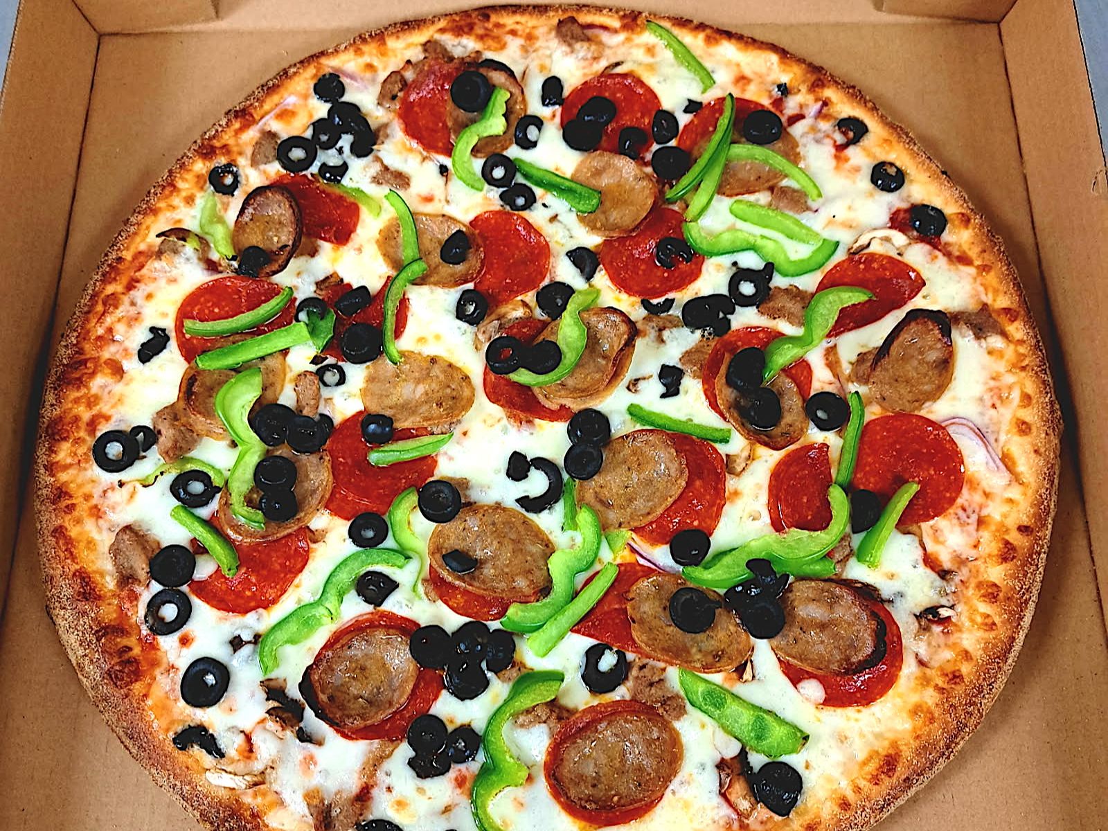 Small Supreme Pizza.