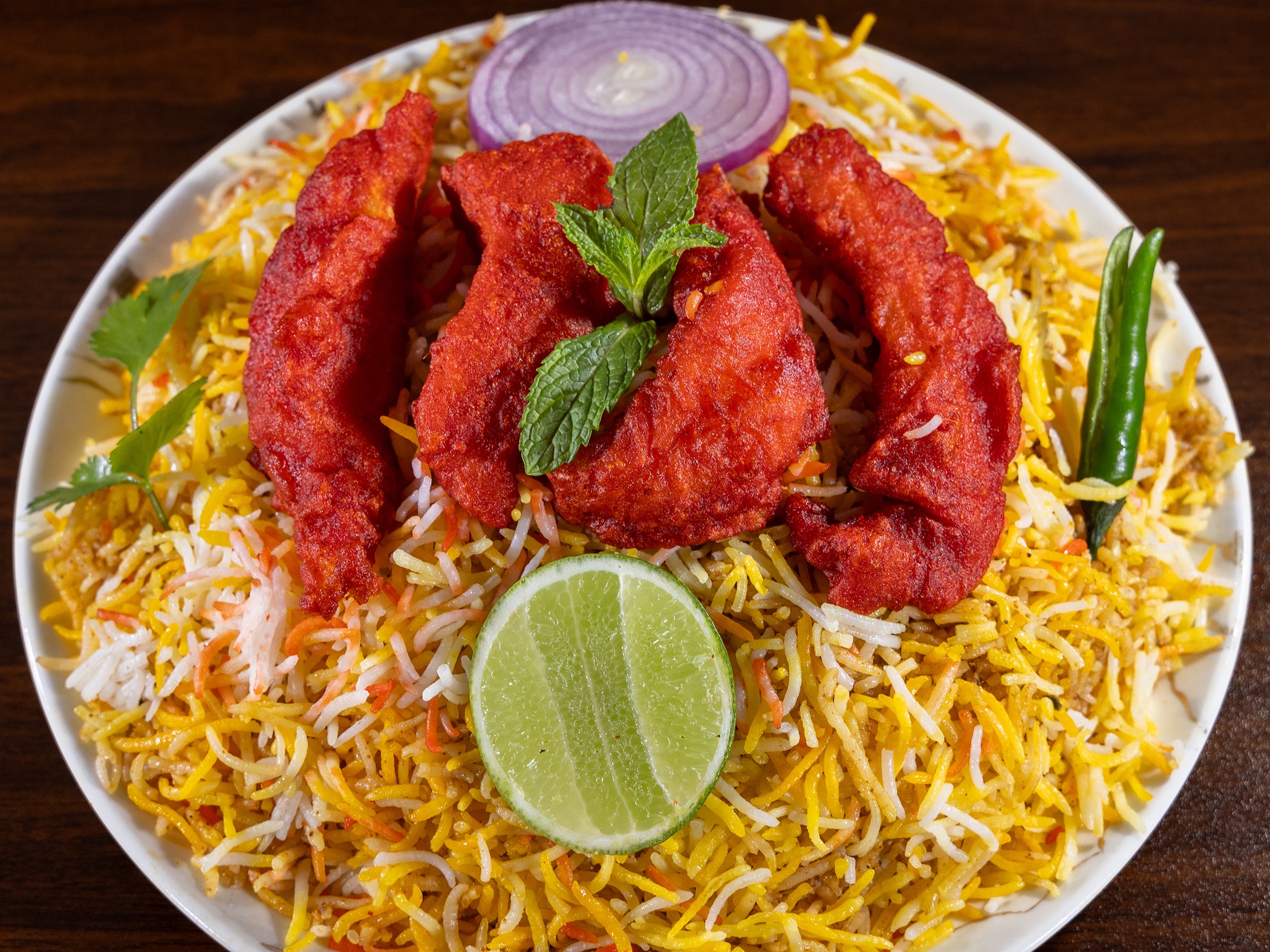 FISH BIRYANI.