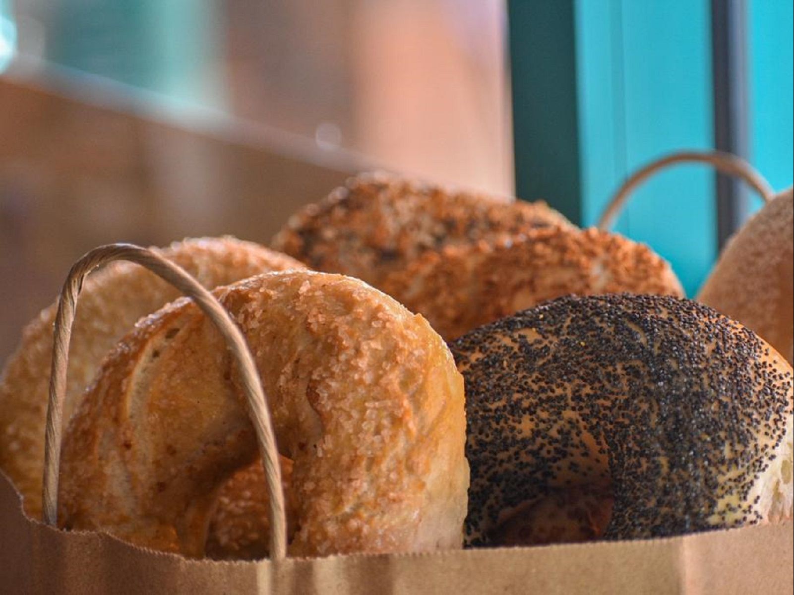 DOZEN BAGELS.