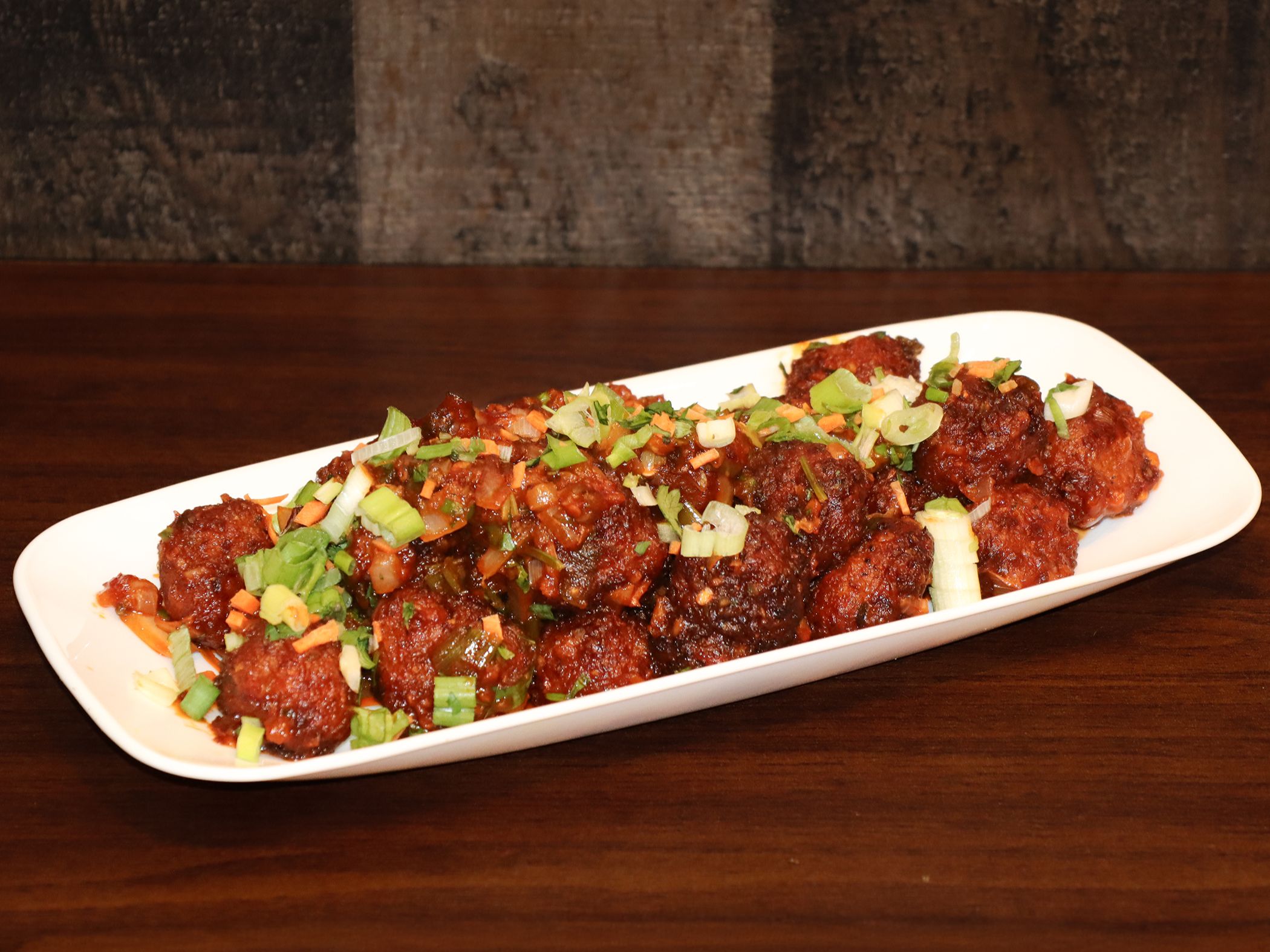Veg Manchurian.
