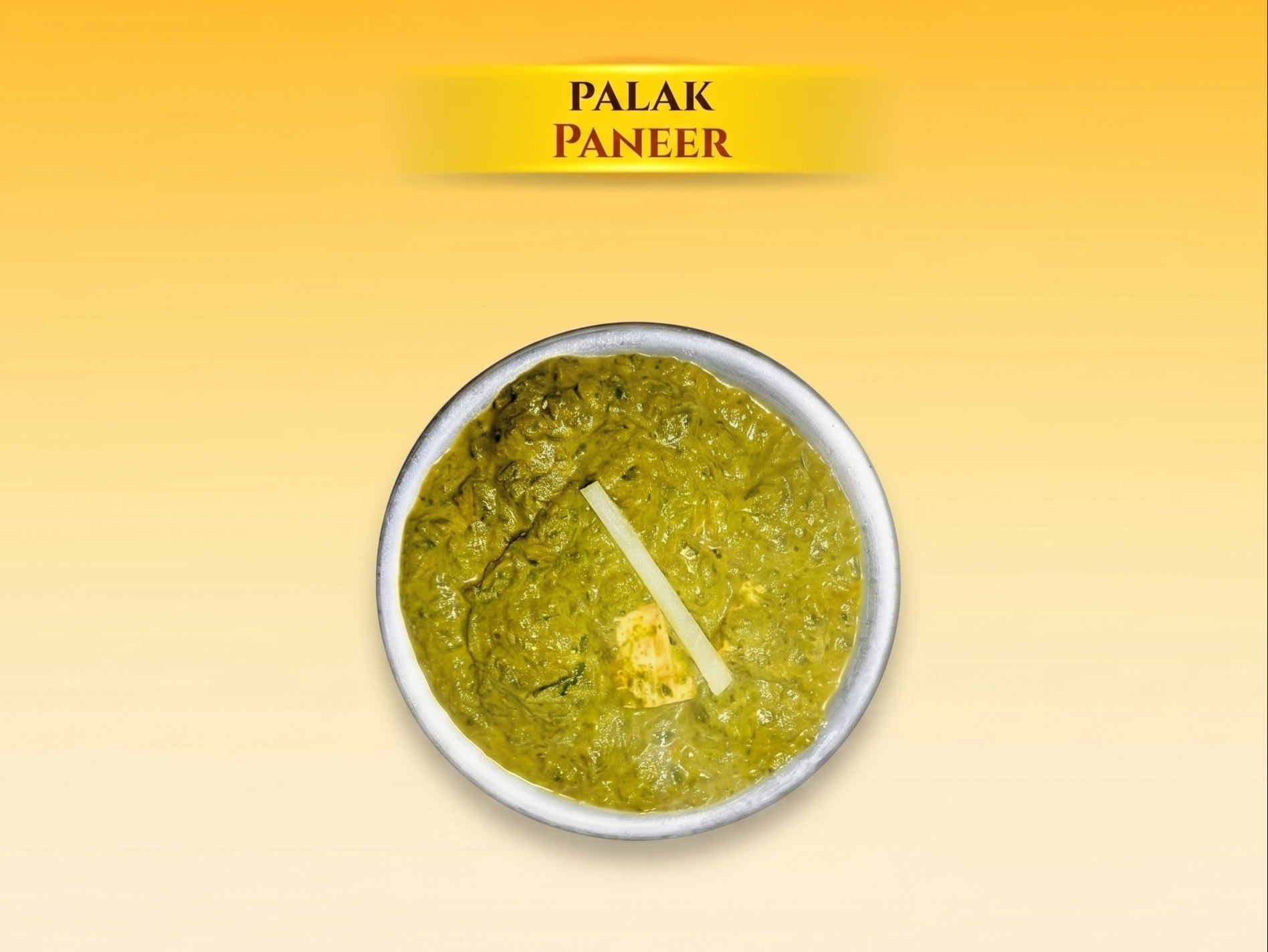 Paneer Palak.