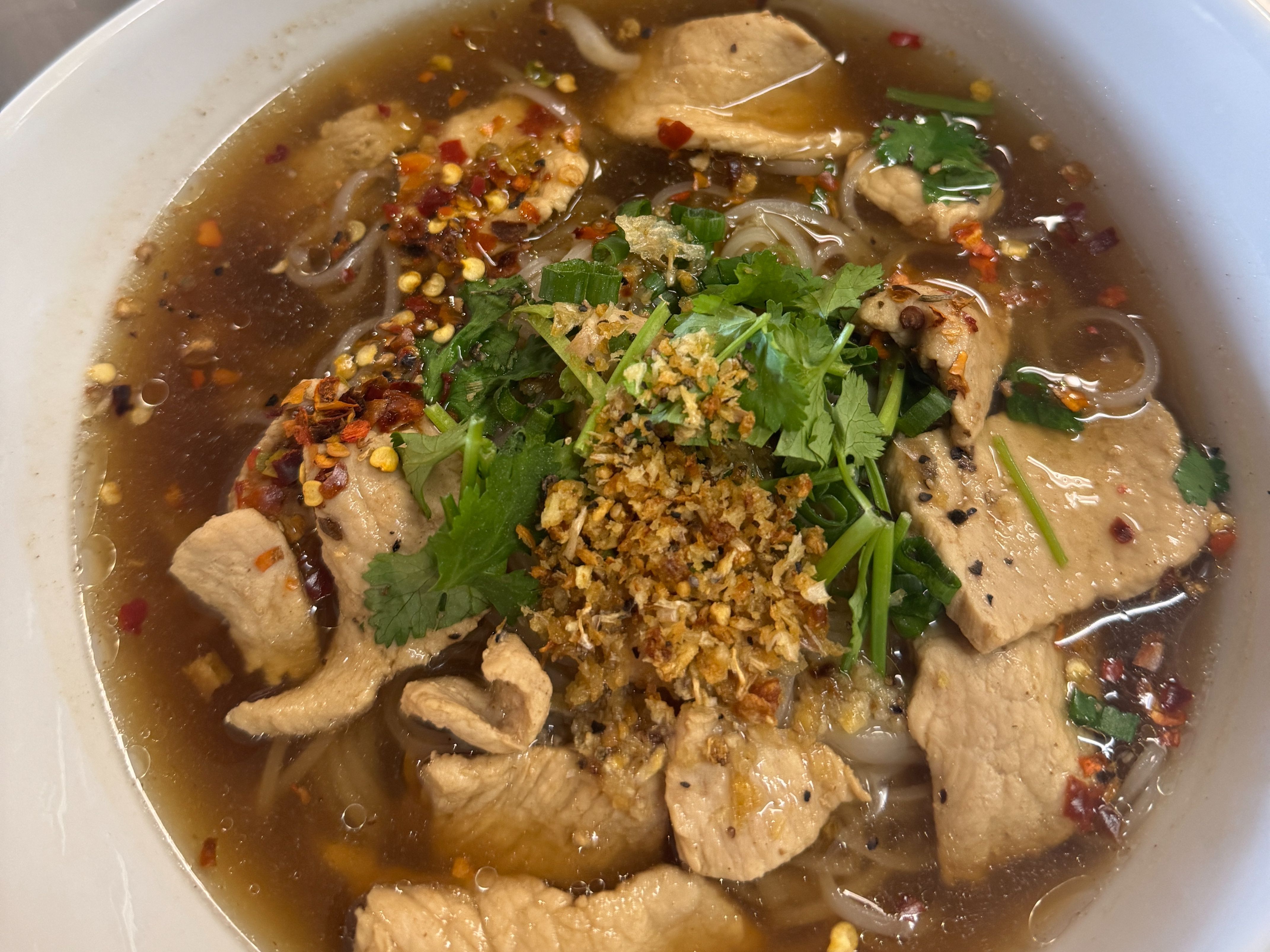 Thai Pork Noodle Soup.
