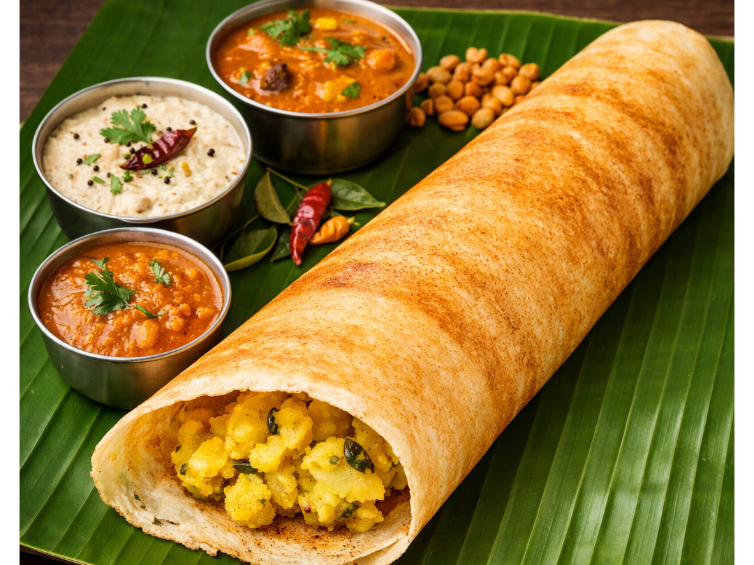 Onion Masala Dosa