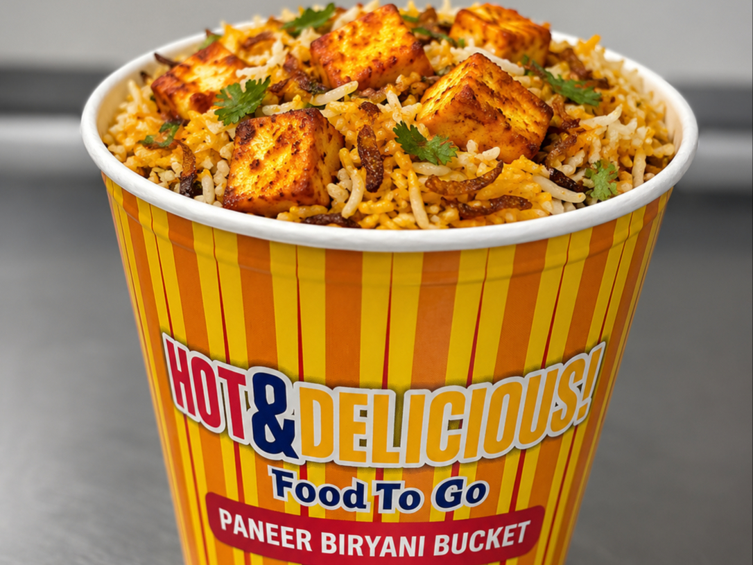 Chicken 65 Biryani (In Bucket).