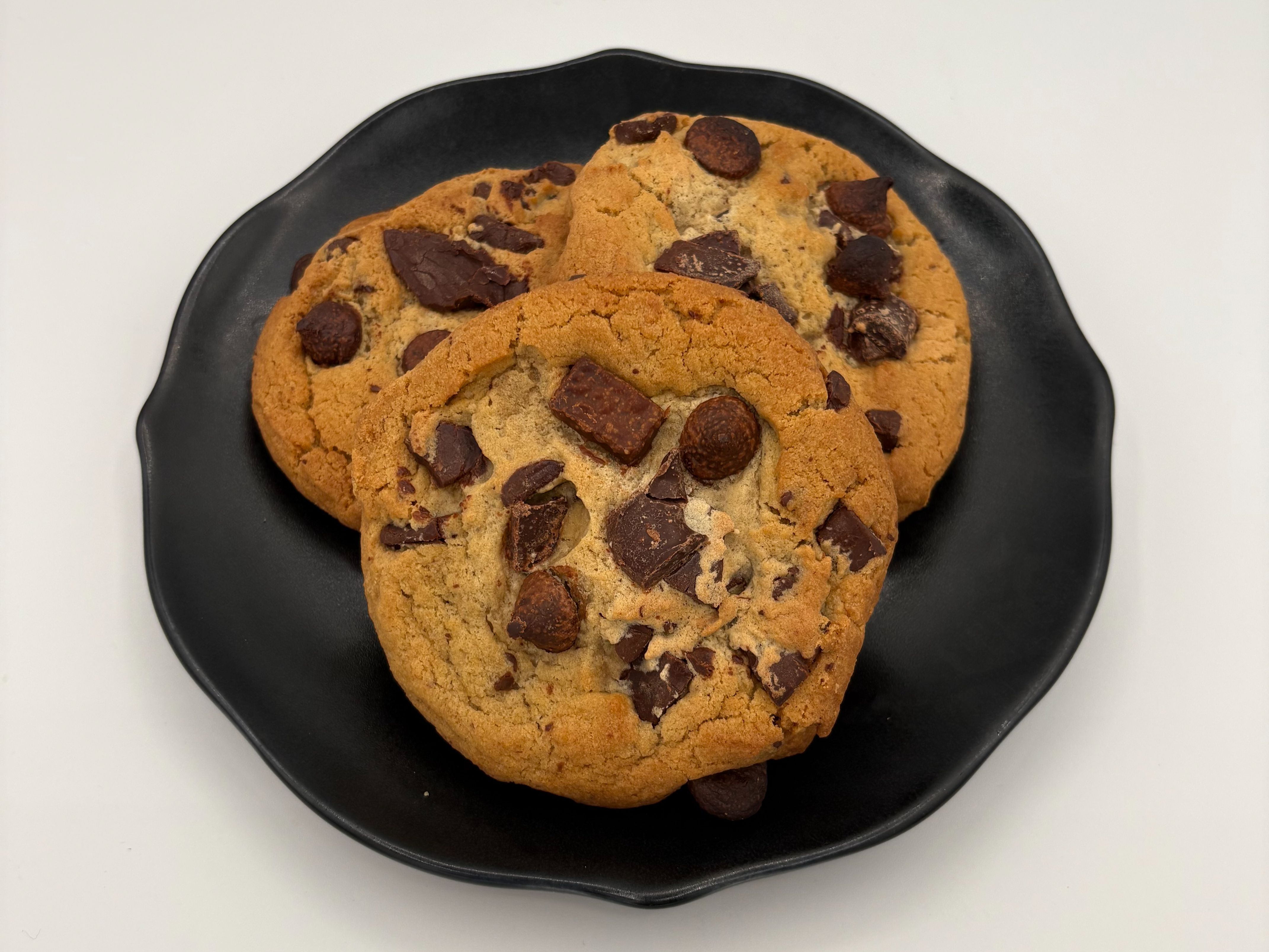 Triple Chocolate Chip Cookie.