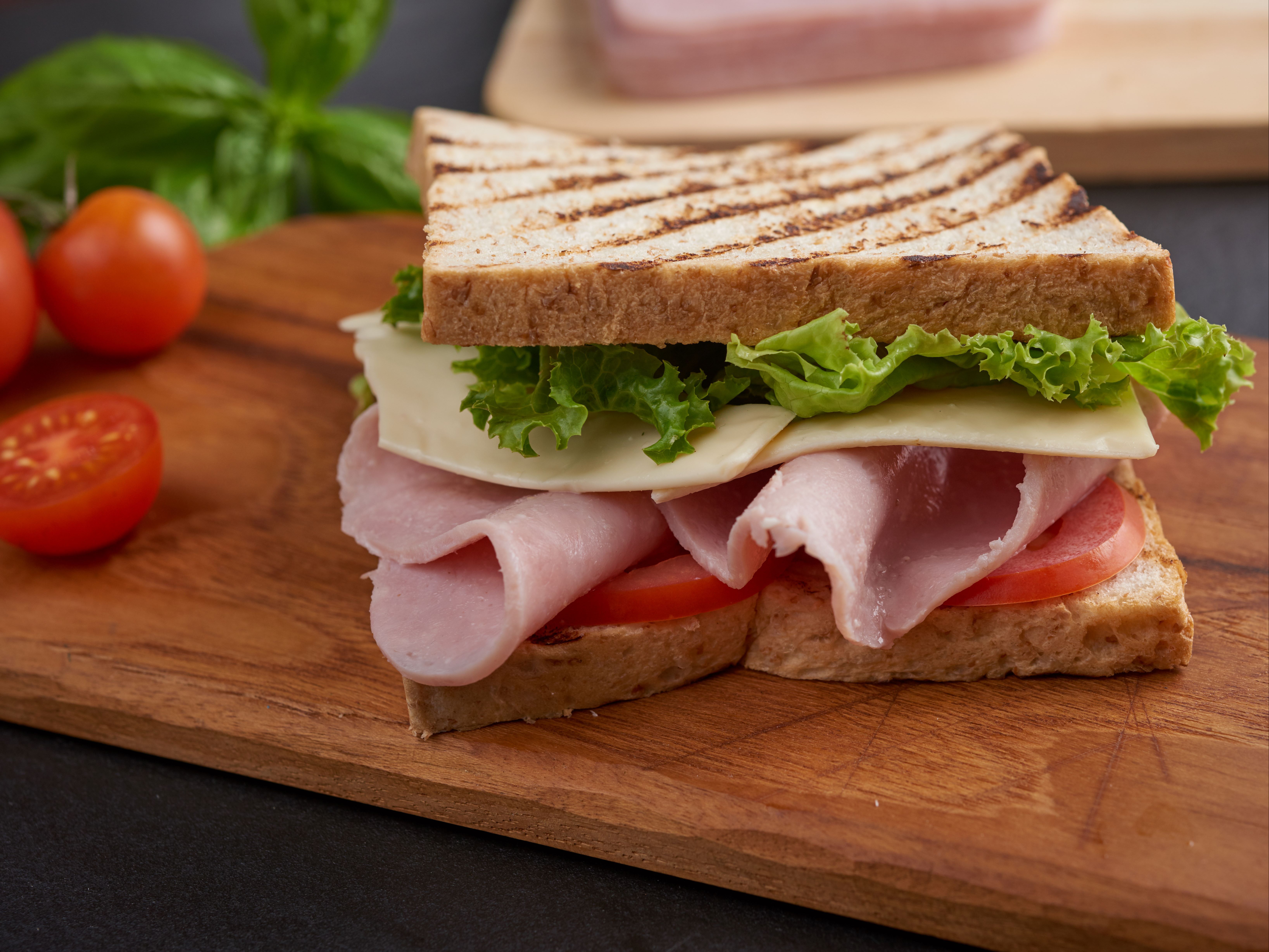 Grilled Ham N Cheese.