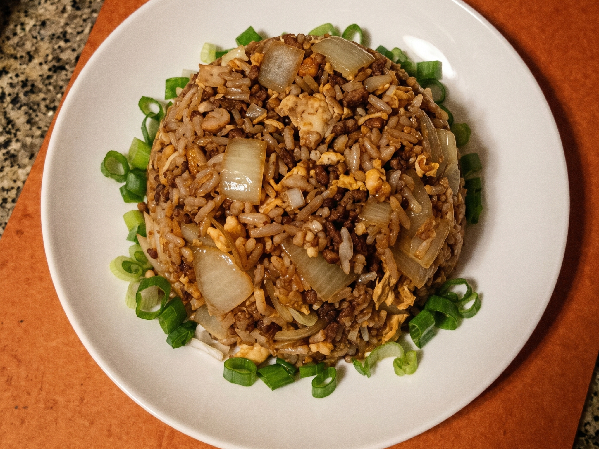 Large Beef Fried Rice.