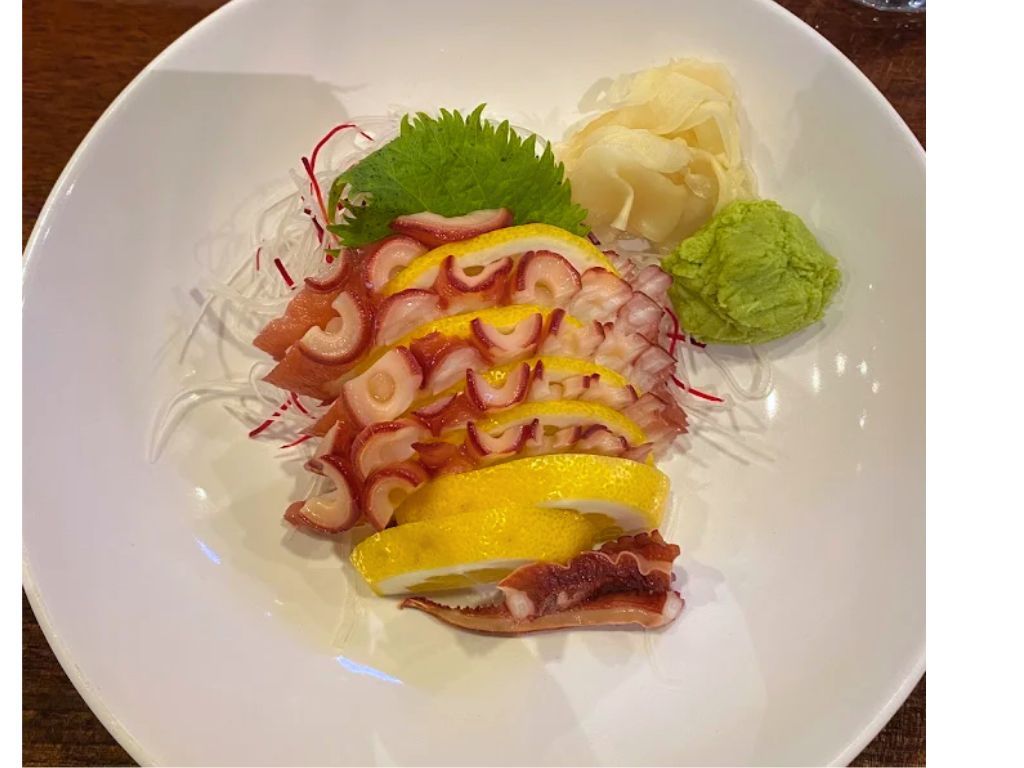 Octopus Sashimi.