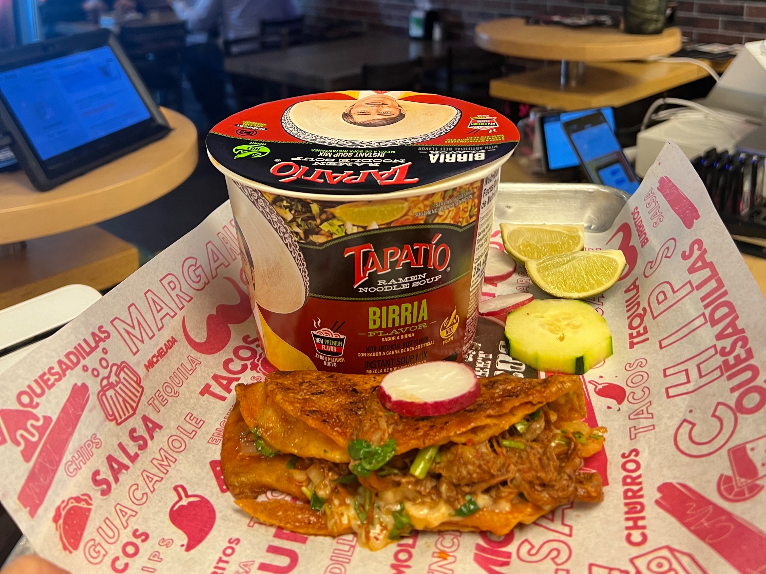 Birria Ramen & Birria Taco