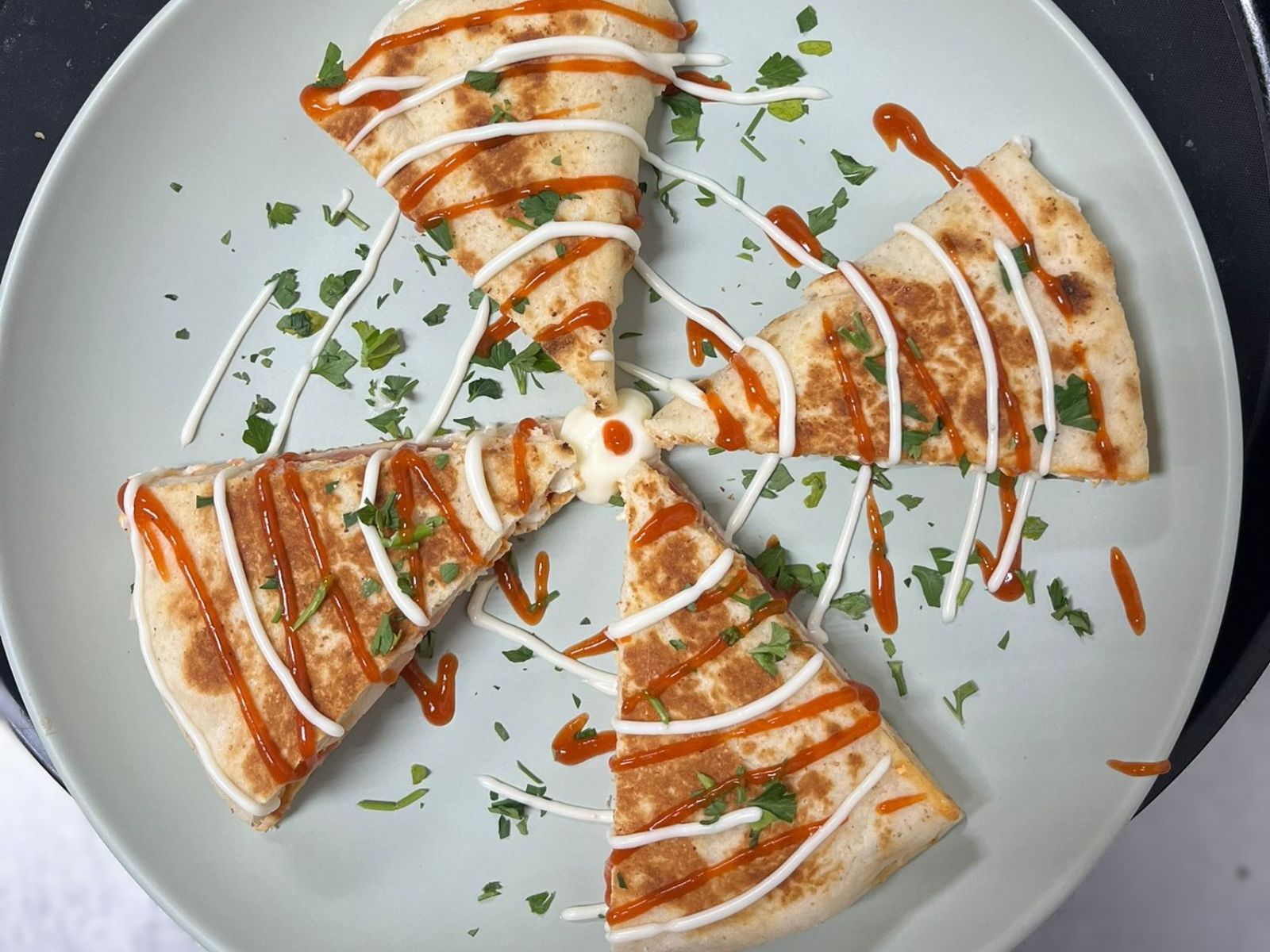 Grilled Feta Bread.