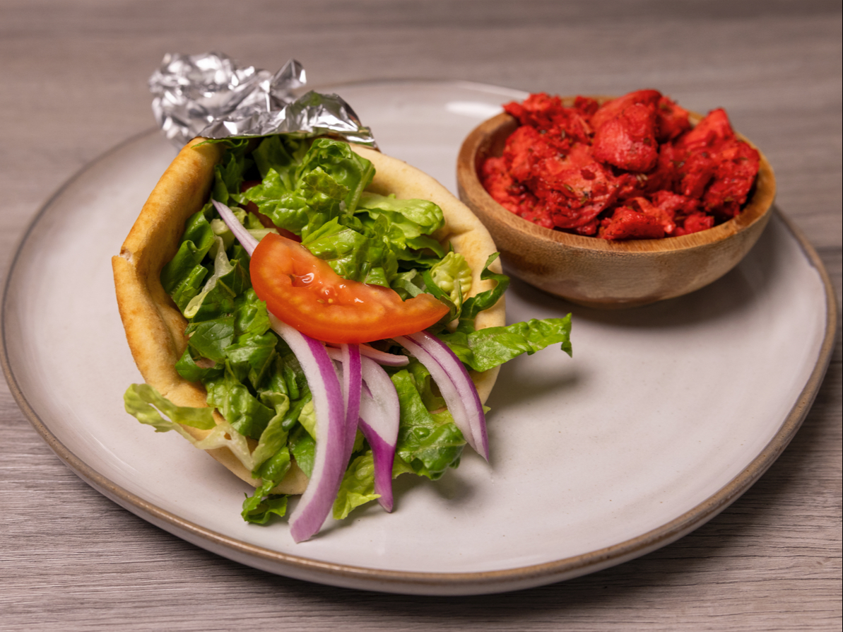 Tandoori Chicken Wrap.