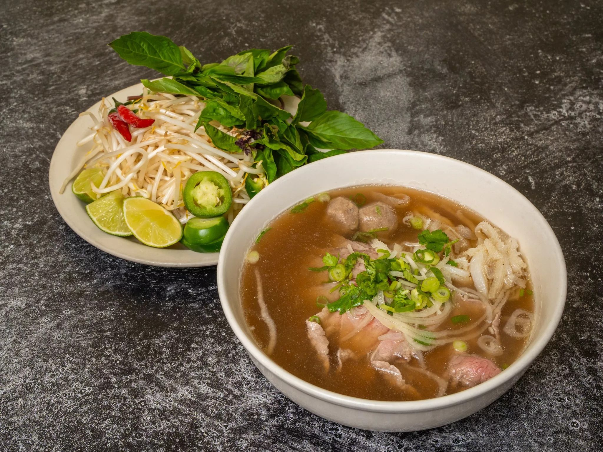 Pho Brisket & Meatball.