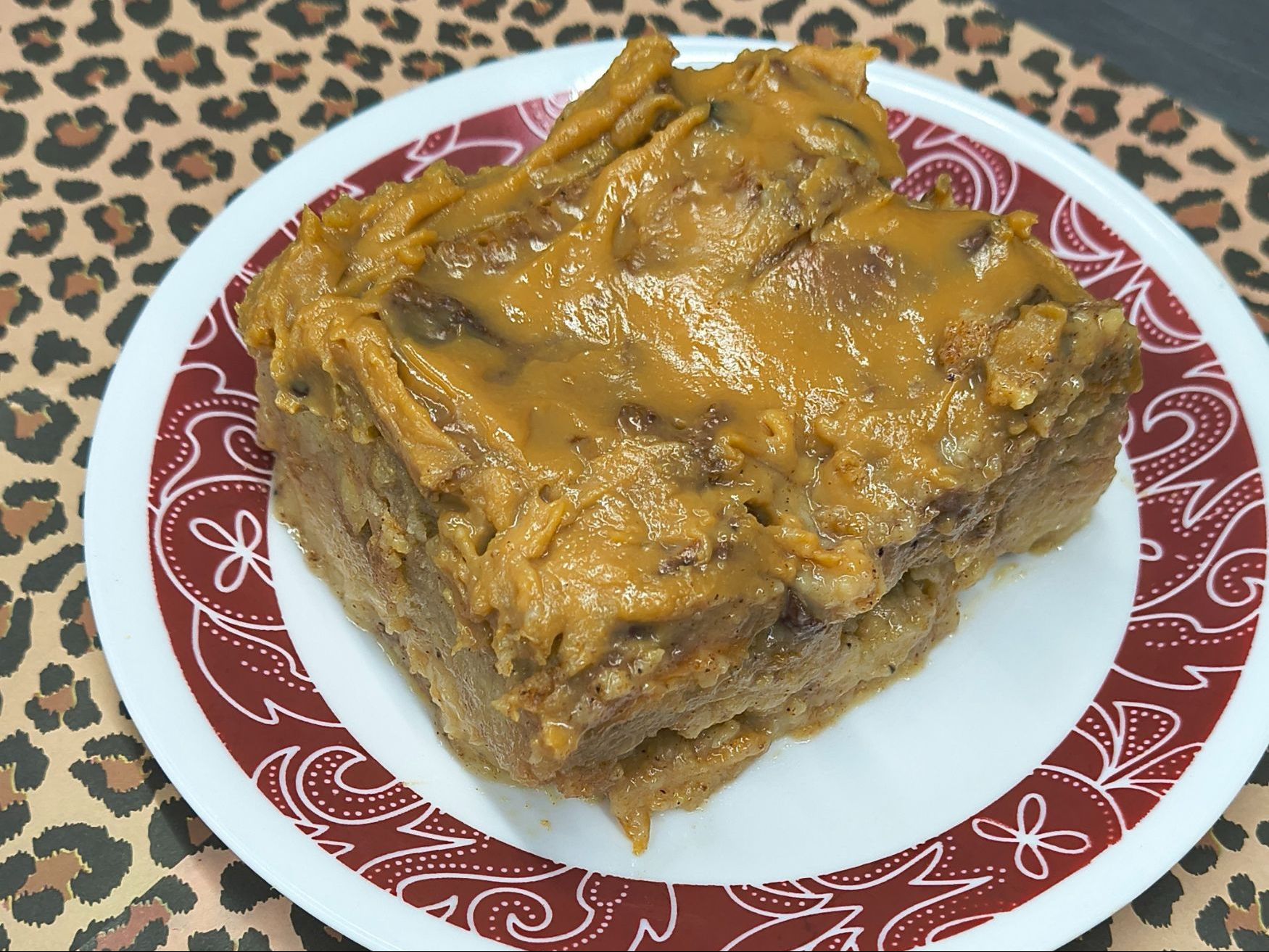 Aunt Gail’s Bread Pudding.