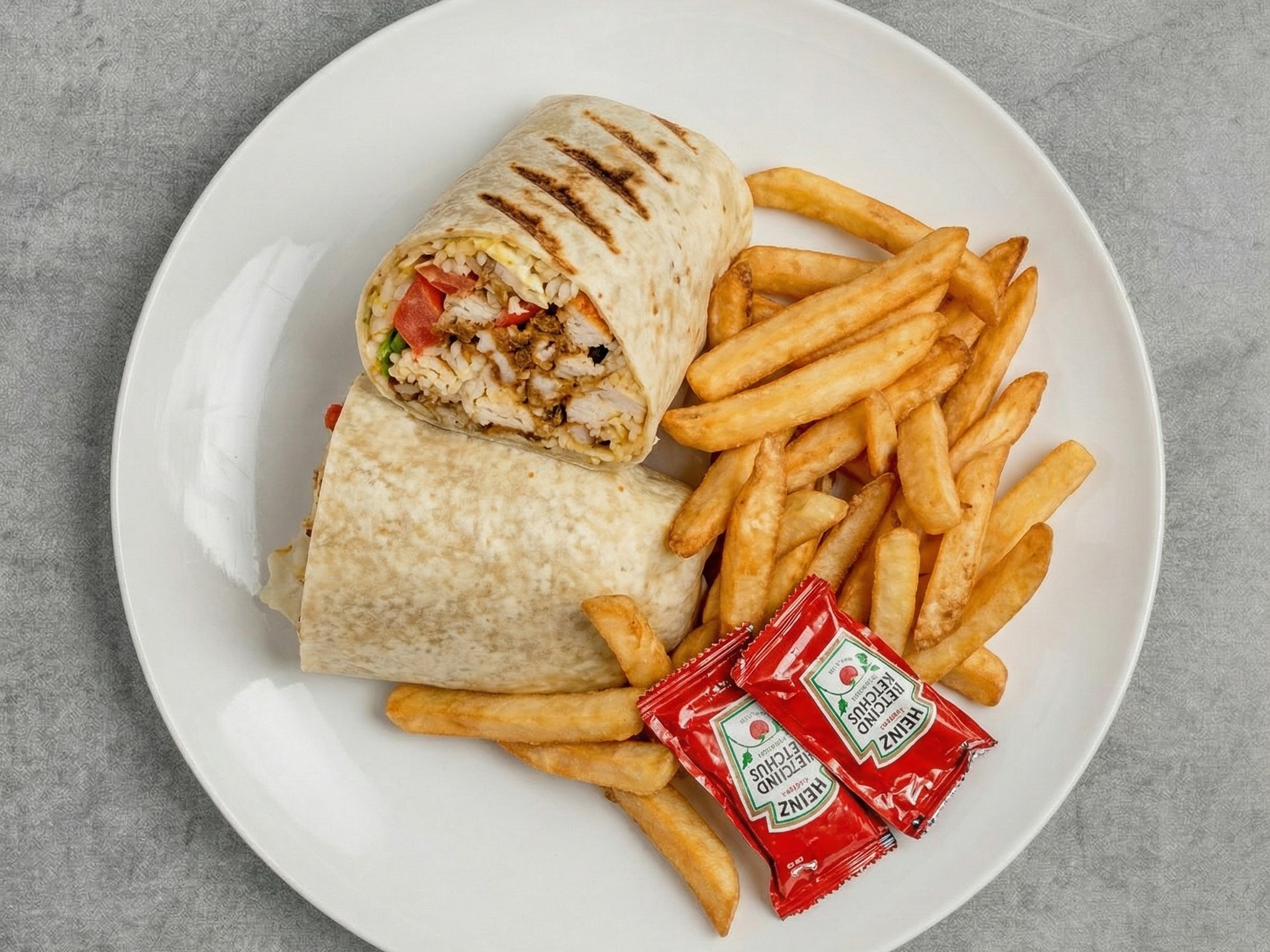 Chicken Caesar Hoagie Wrap.