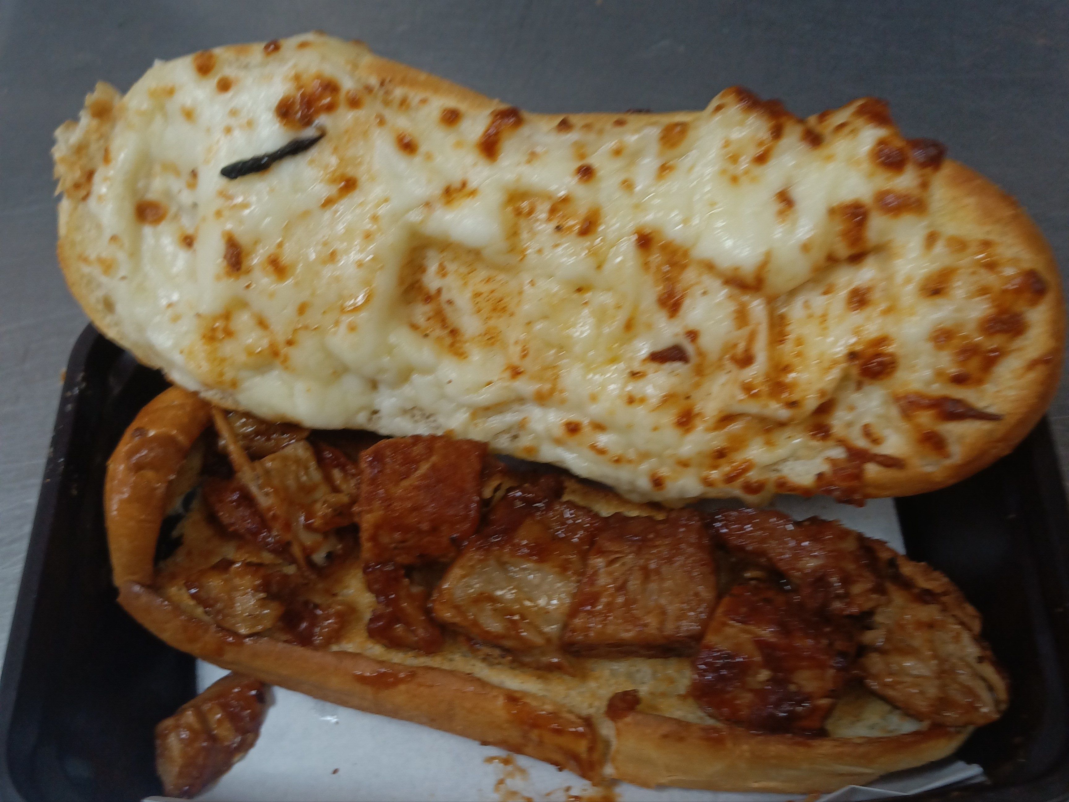 Barnyard Pimp BBQ Pork Hoagie.