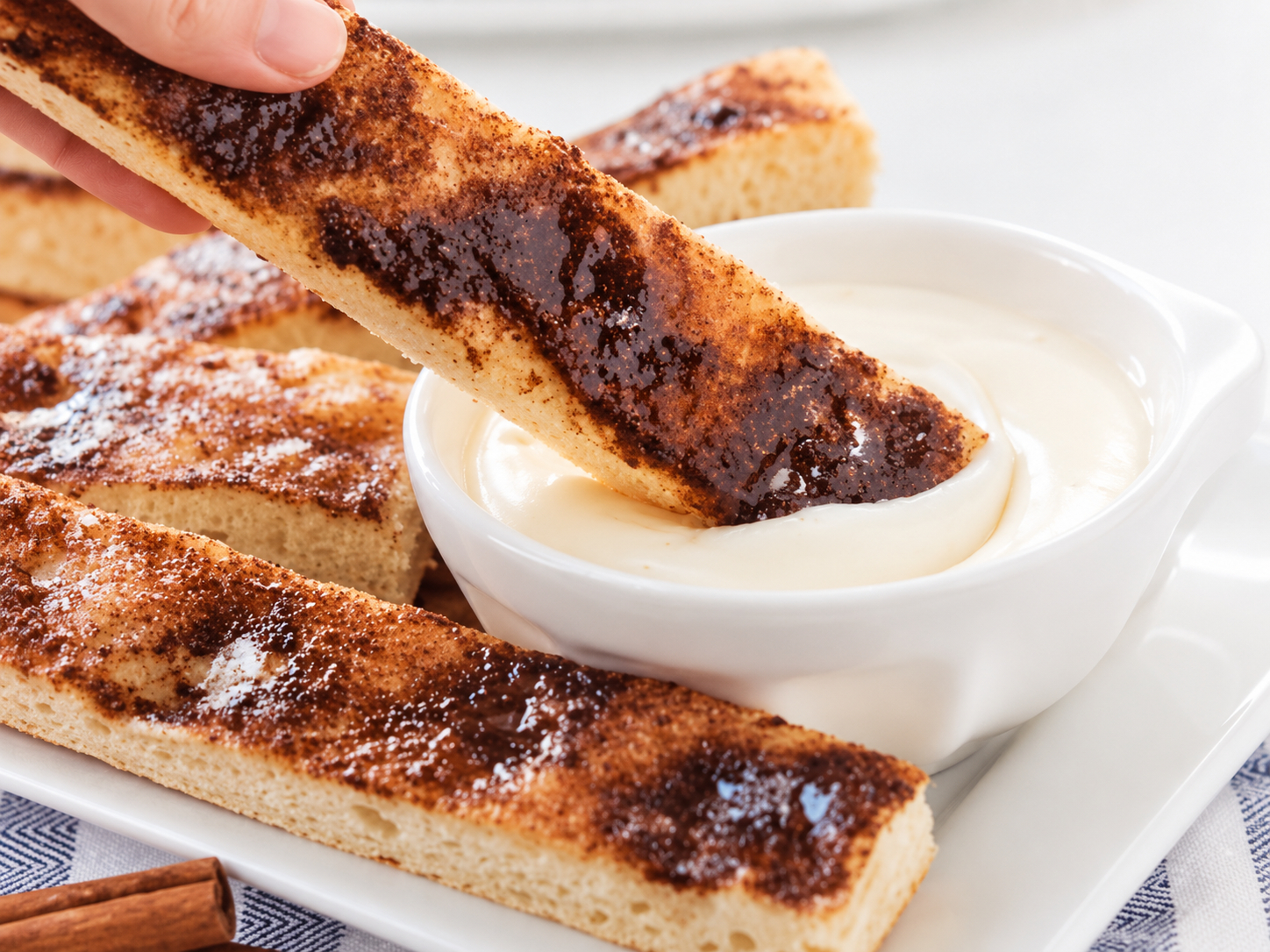 Cinnamon Sticks with Frosting.