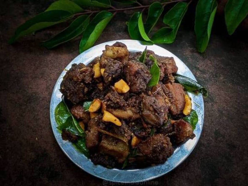 Goat Pepper Fry (Medium).