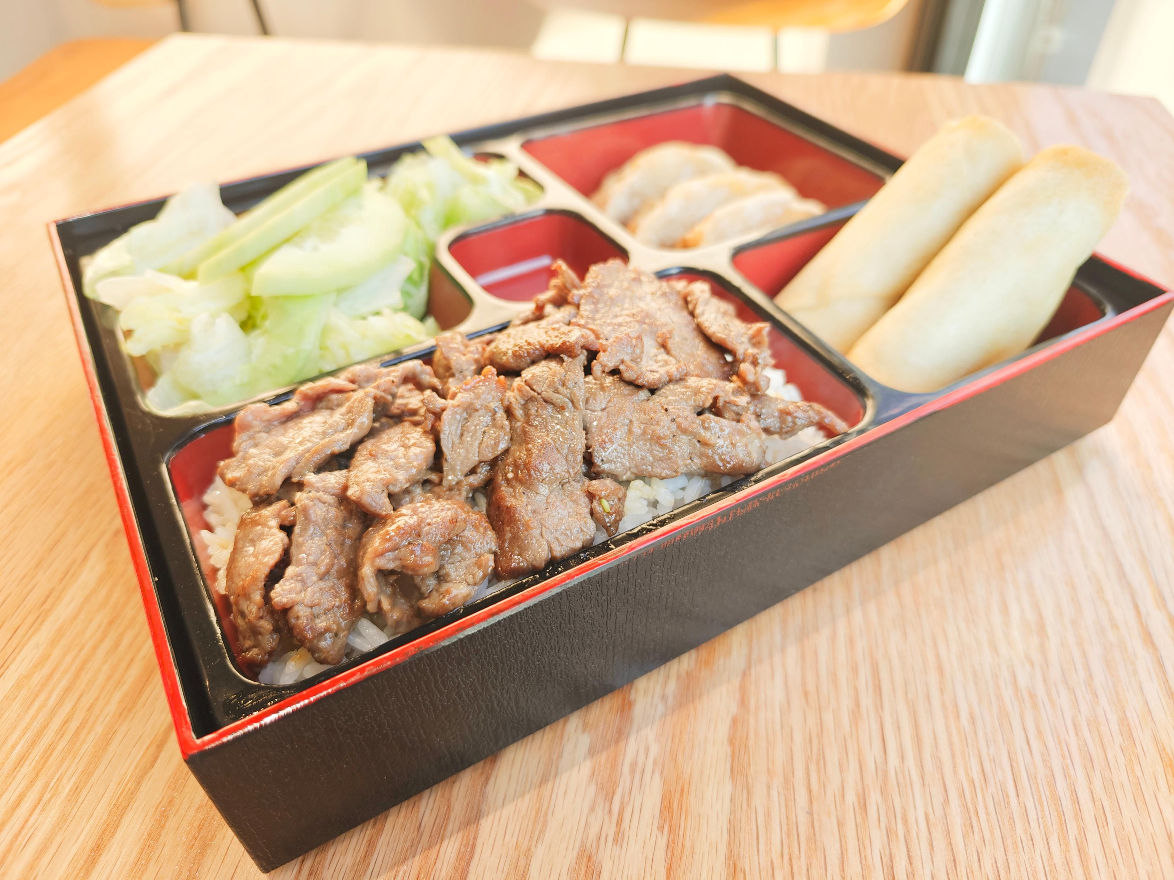 Beef Bento.