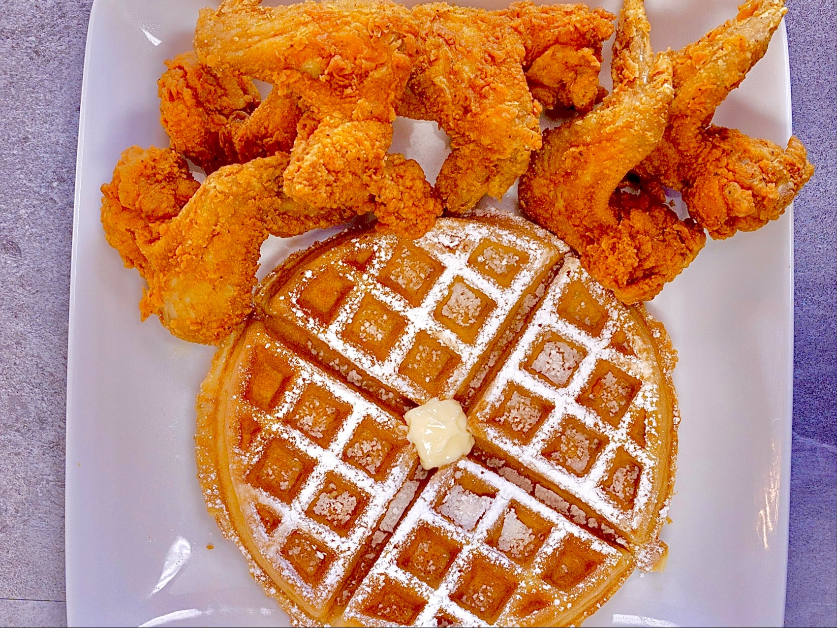 20 Wings & 4 Waffles.