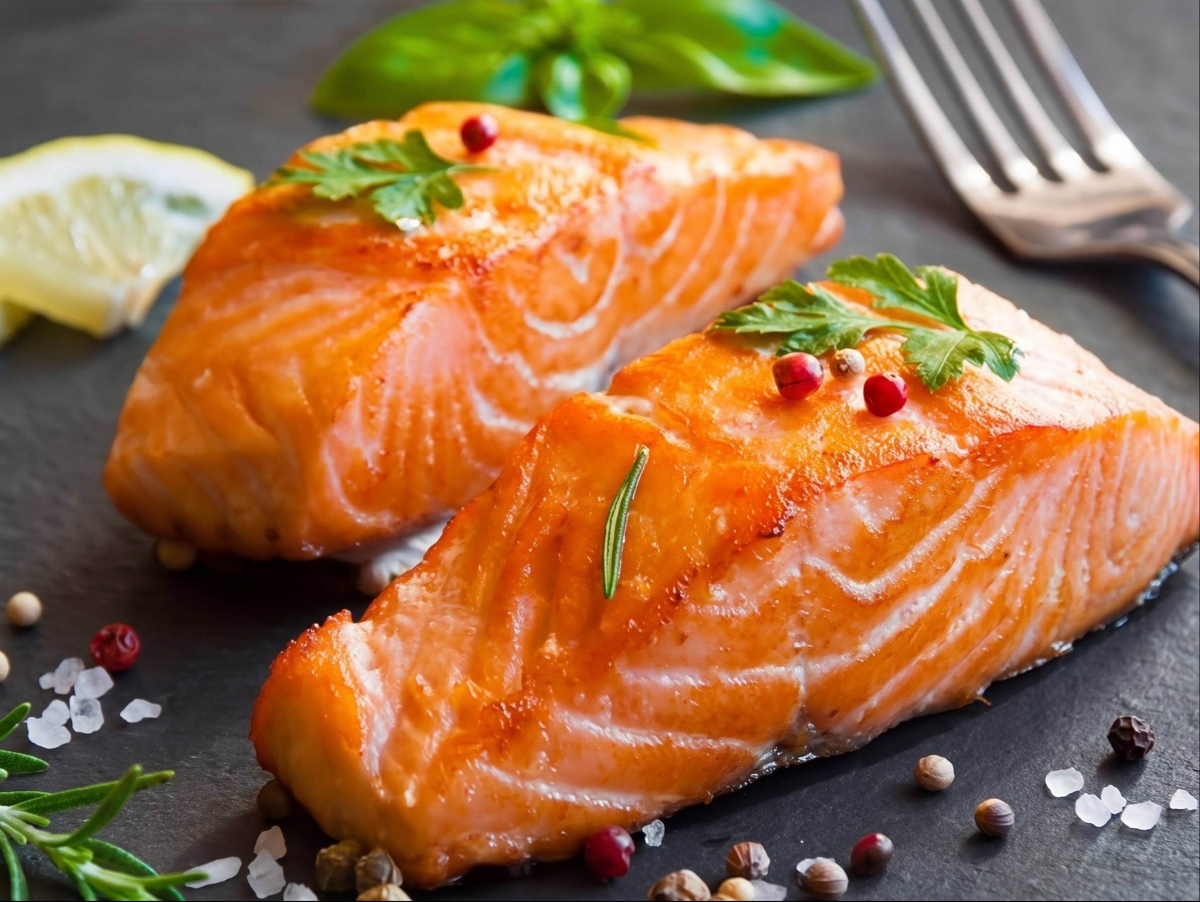 #23 Broiled Salmon.