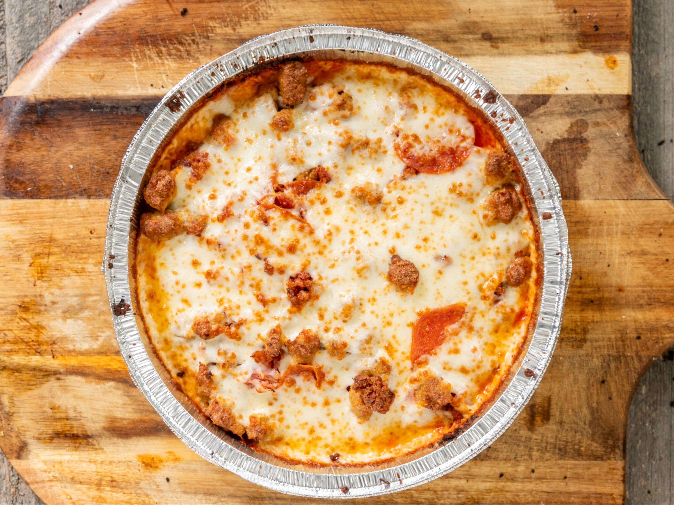 BYO Crustless Pizza Bowl.