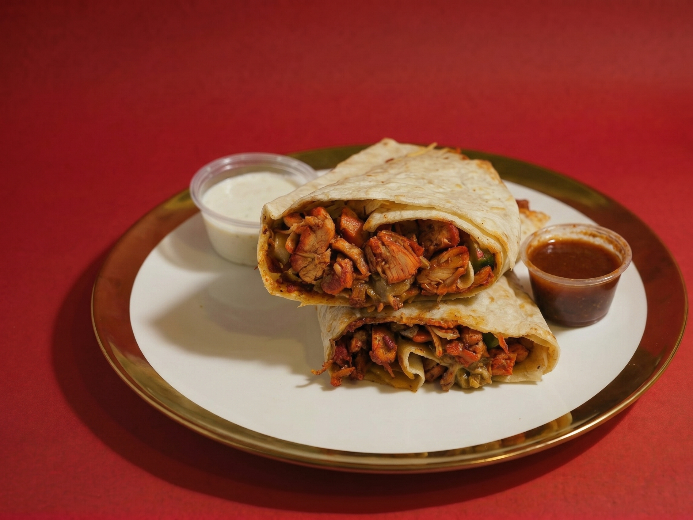 Chicken Tikka Masala Wrap.